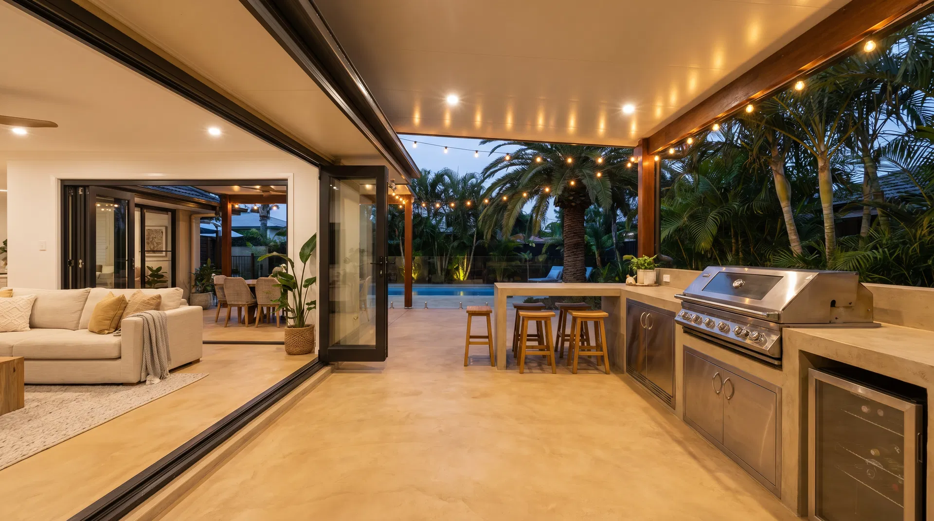 Microcement Outdoor Living Gold Coast