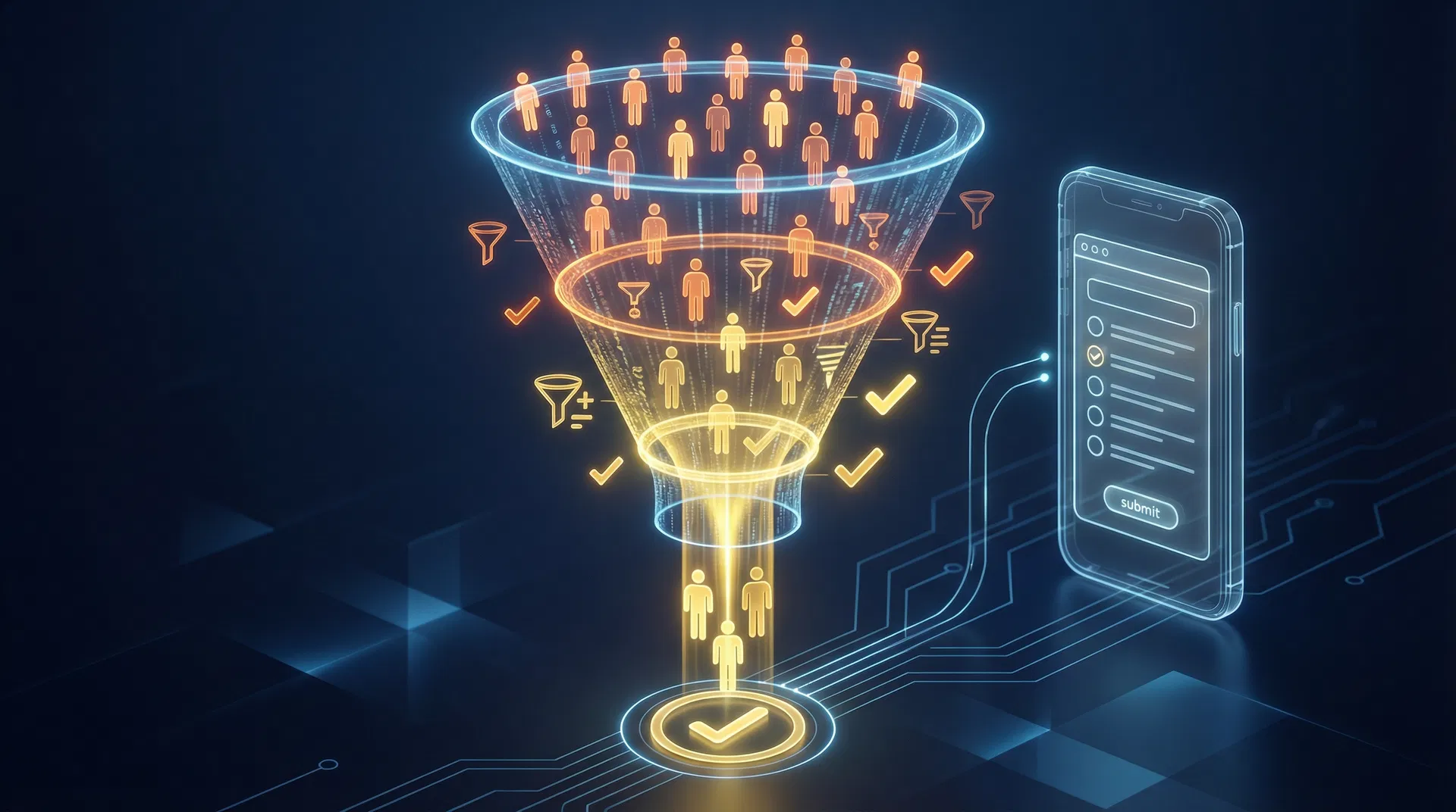 Funnel-System mit Vorselektion & Qualitätssicherung