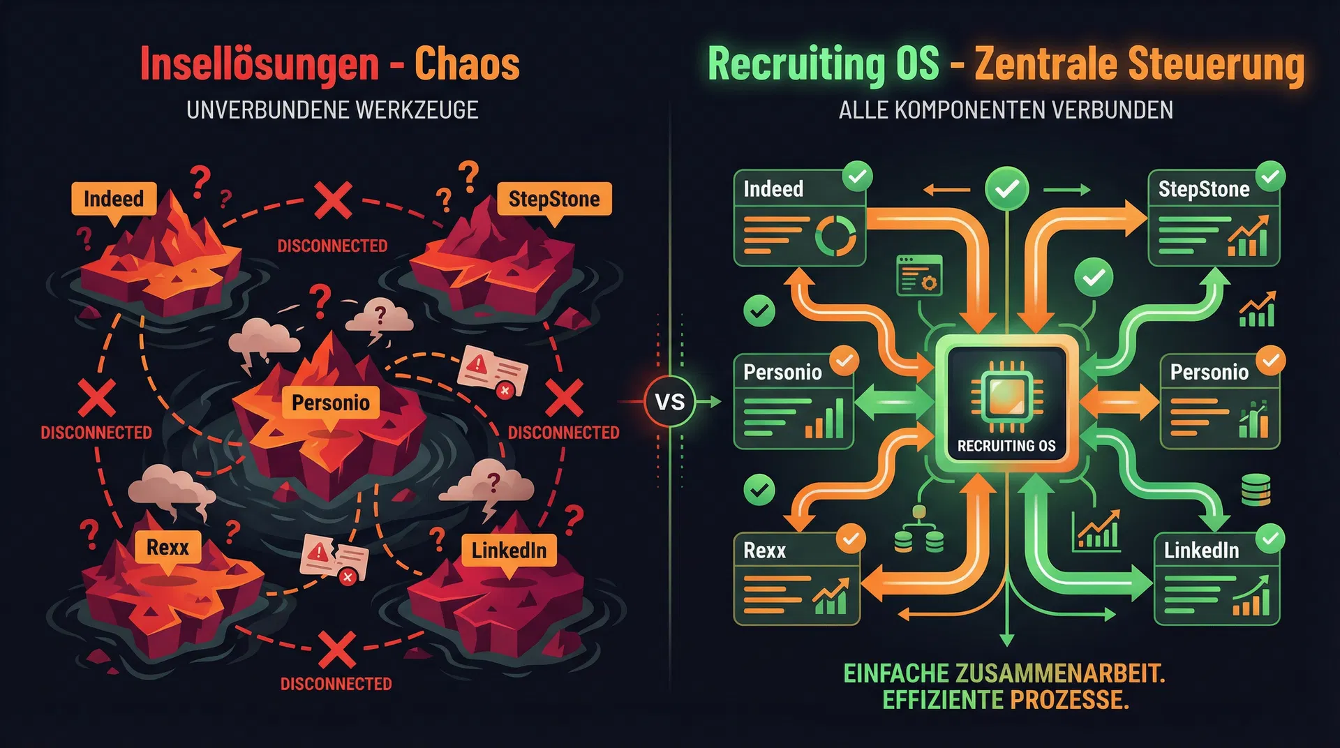Recruiting OS vs. Insellösungen Vergleich