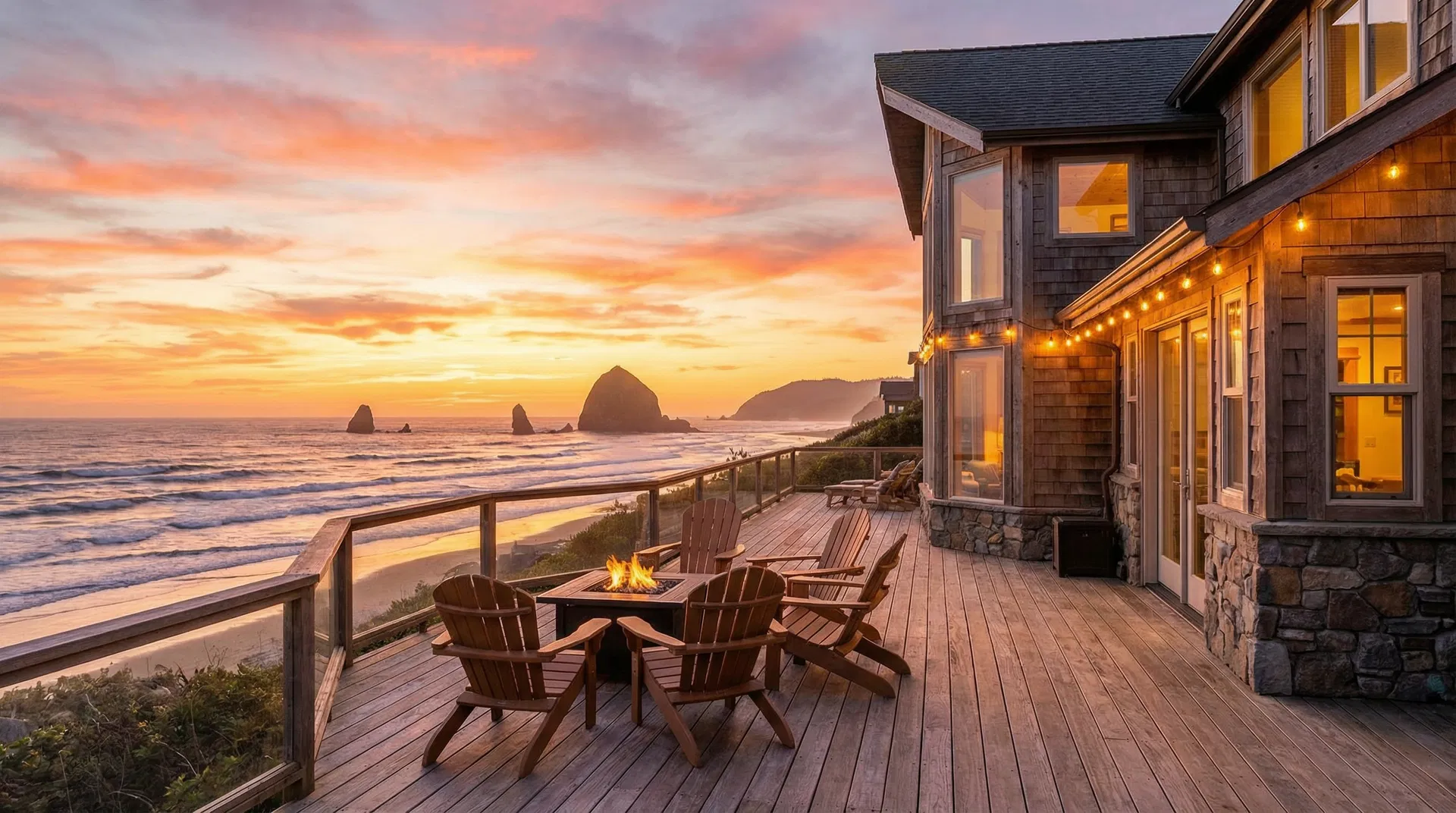 Oregon Coast vacation rental home with ocean view