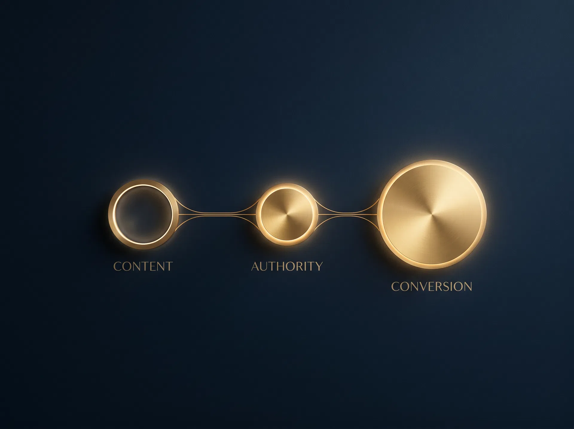 Content → Autoriteit → Conversie systeem