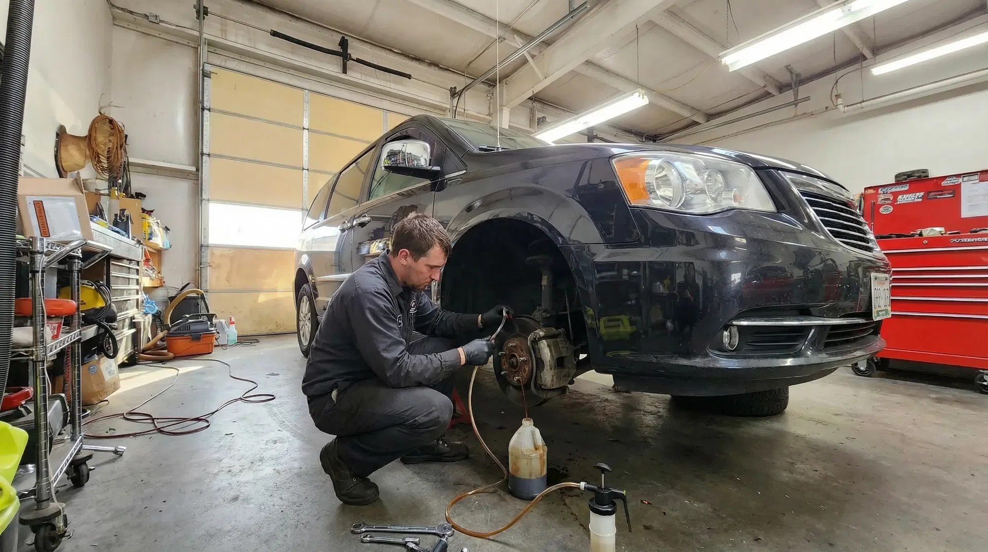 Brake fluid flush service at CTR