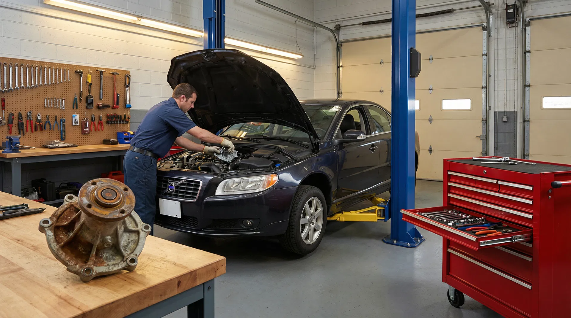 Water pump replacement service