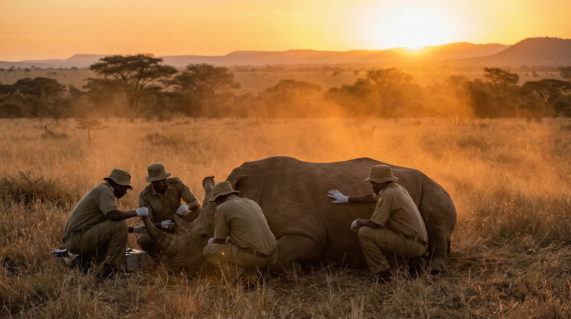 Tony Knight in the field