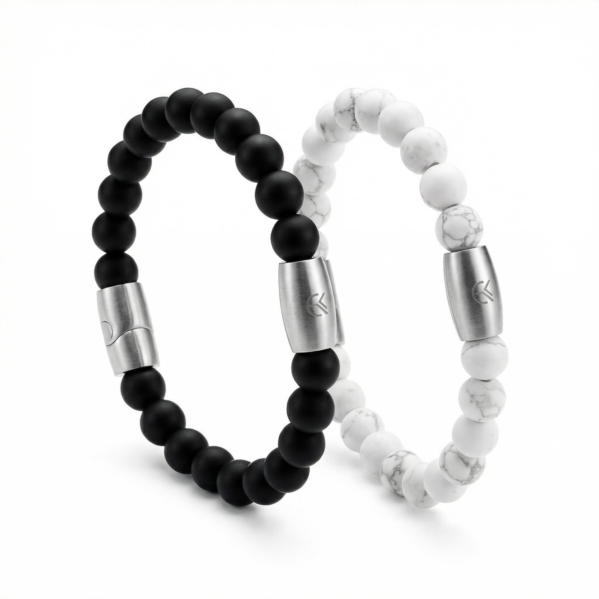 Pulsera Magnética Parejas - Amor a Distancia Piedra Natural - Joyería para Parejas