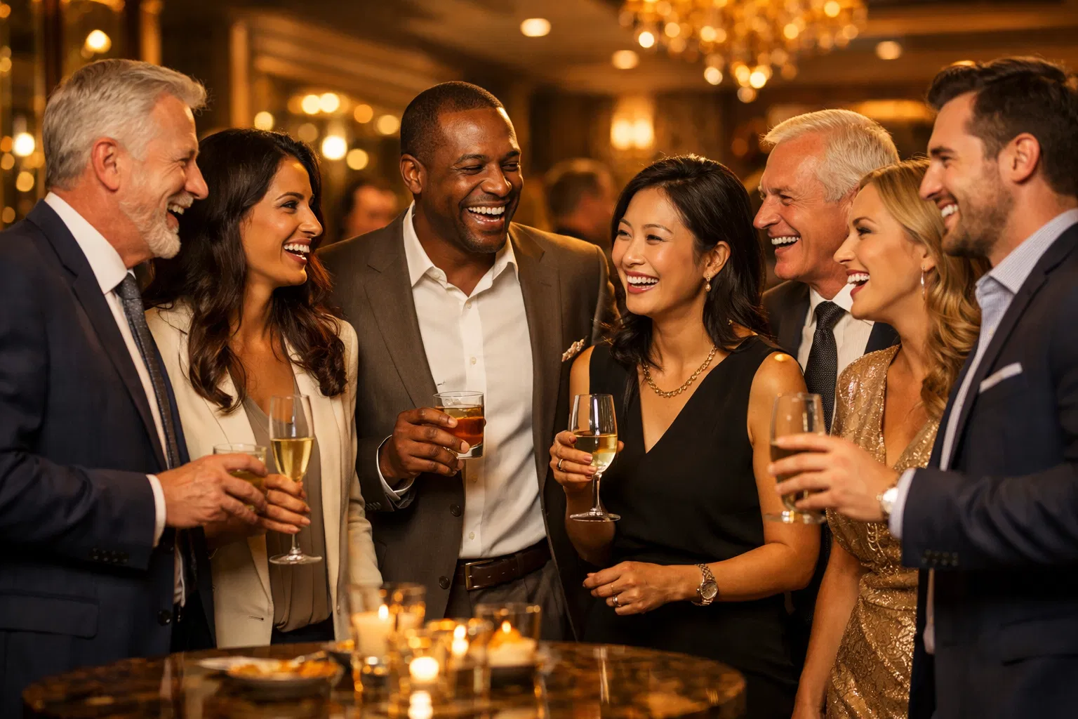 Successful entrepreneurs networking