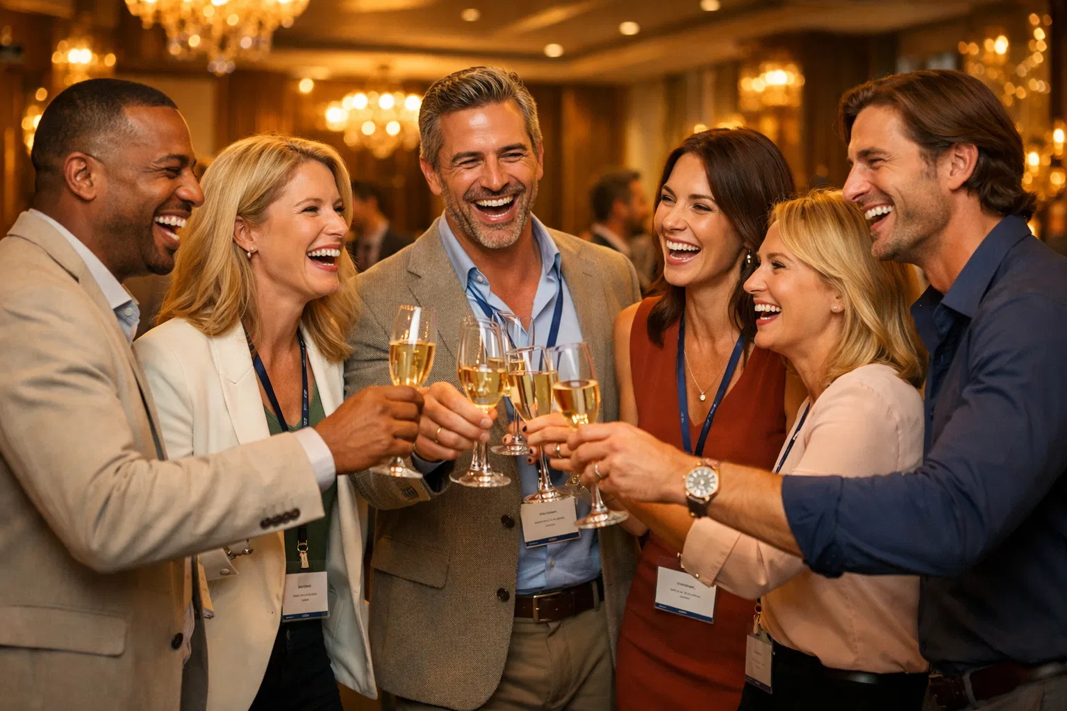 Wellness professionals networking