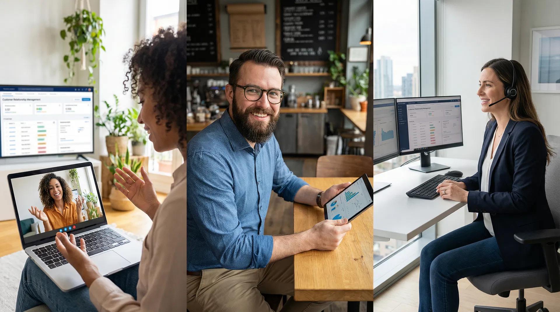 Equipo de ventas remoto