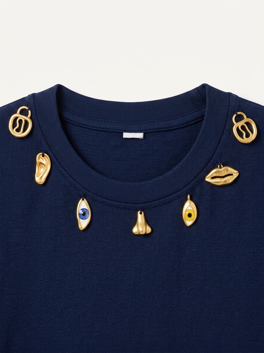 Navy Charm T-shirt
