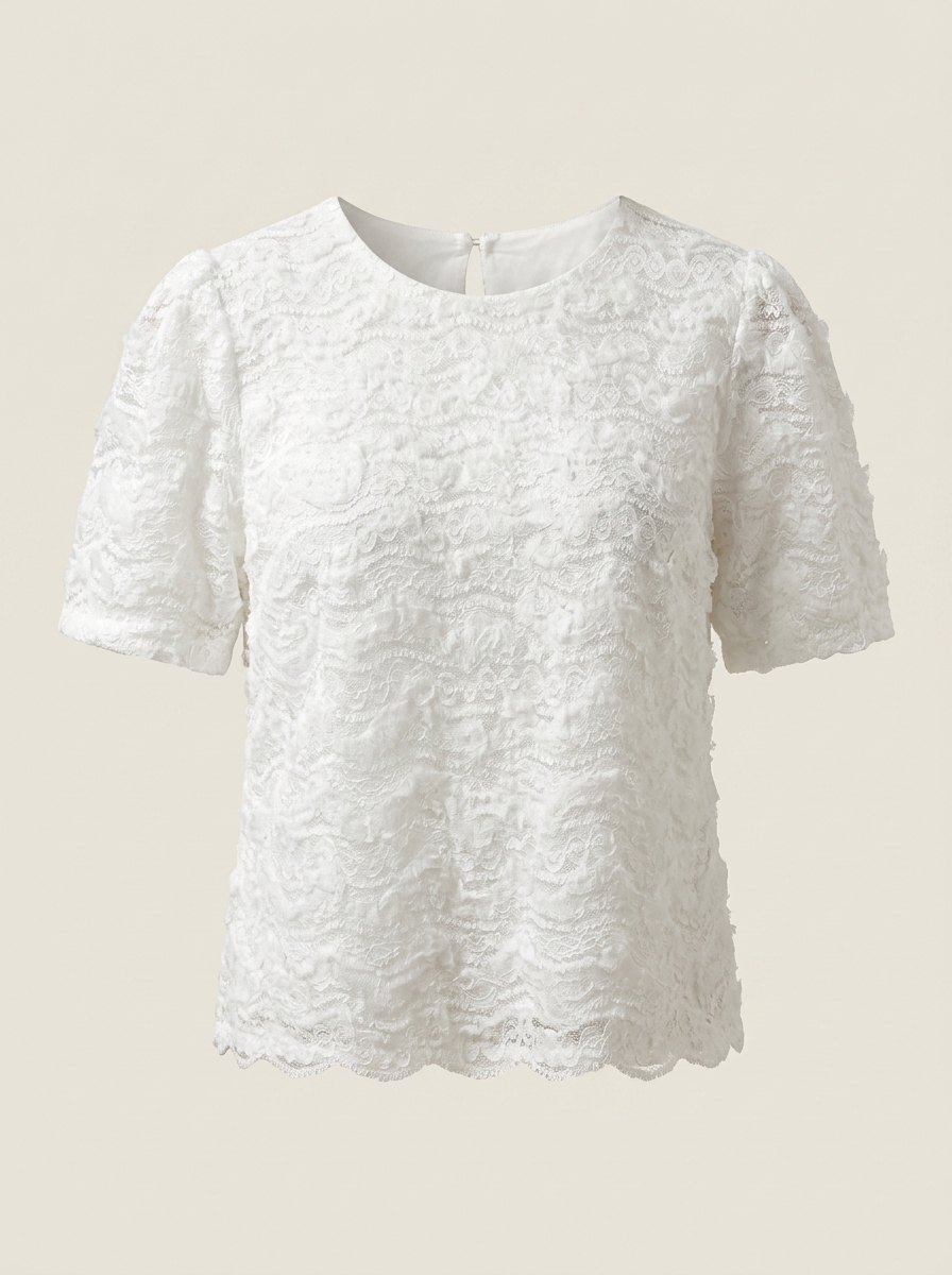 White Lace Blouse