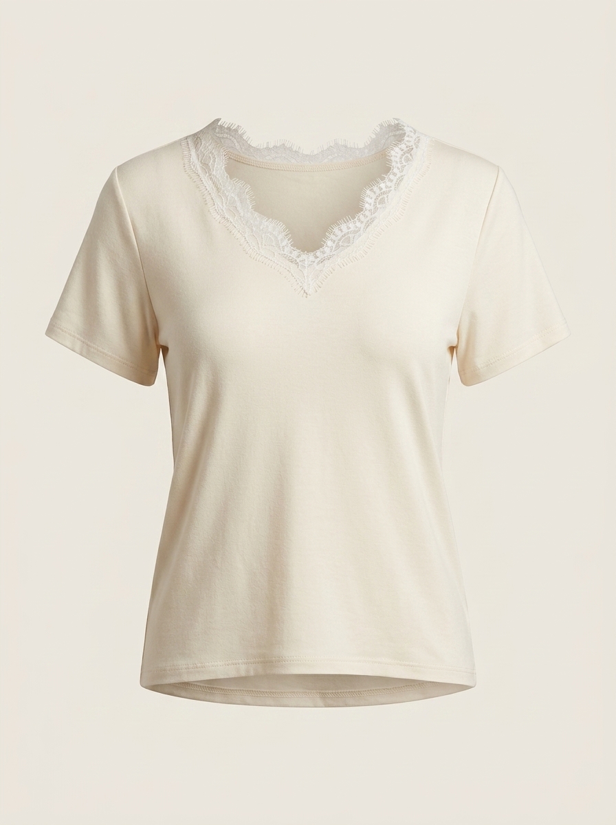 Lace V-Neck Top