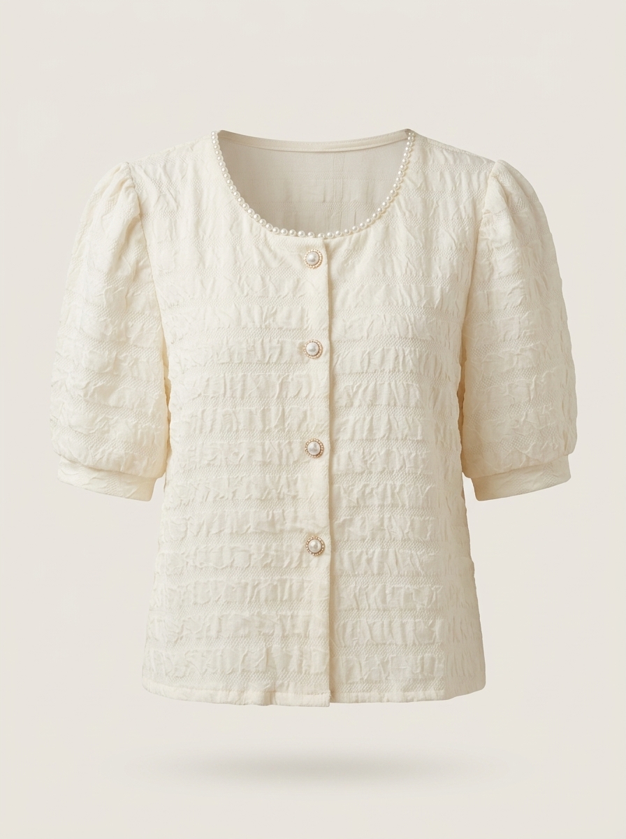 Pearl Texture Blouse