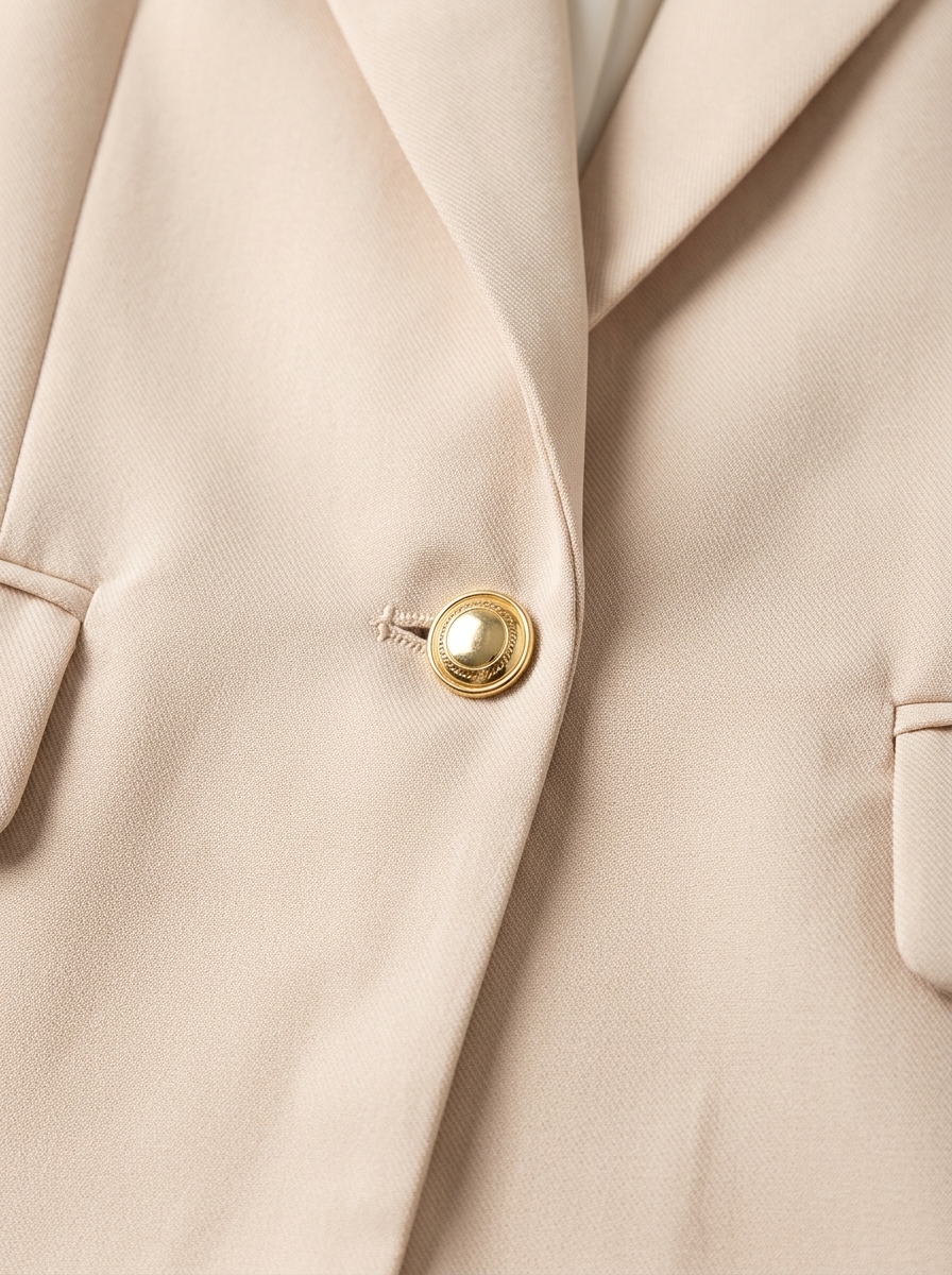 Blazer Vest with Denim Sleeves