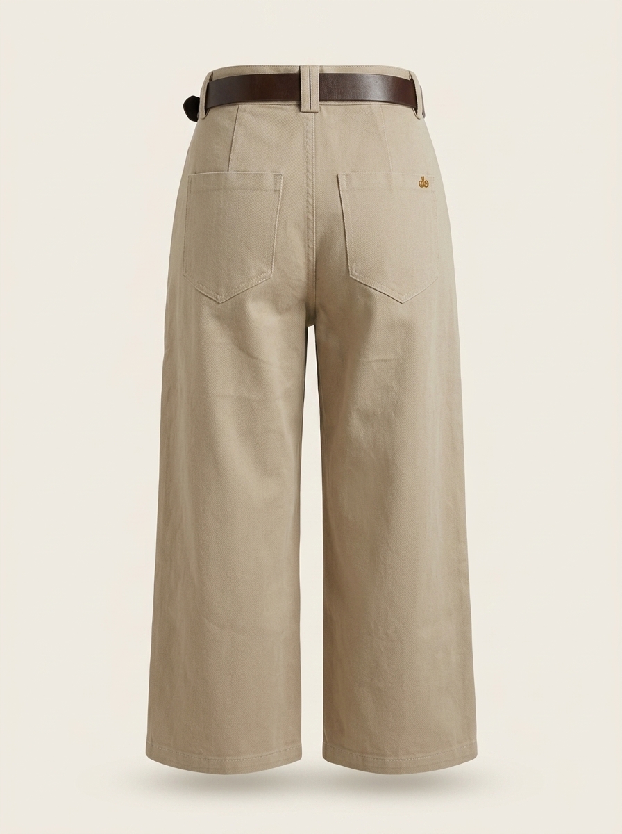 Khaki Seam Pants