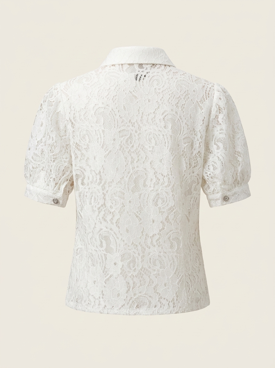 Lace Pearl Blouse
