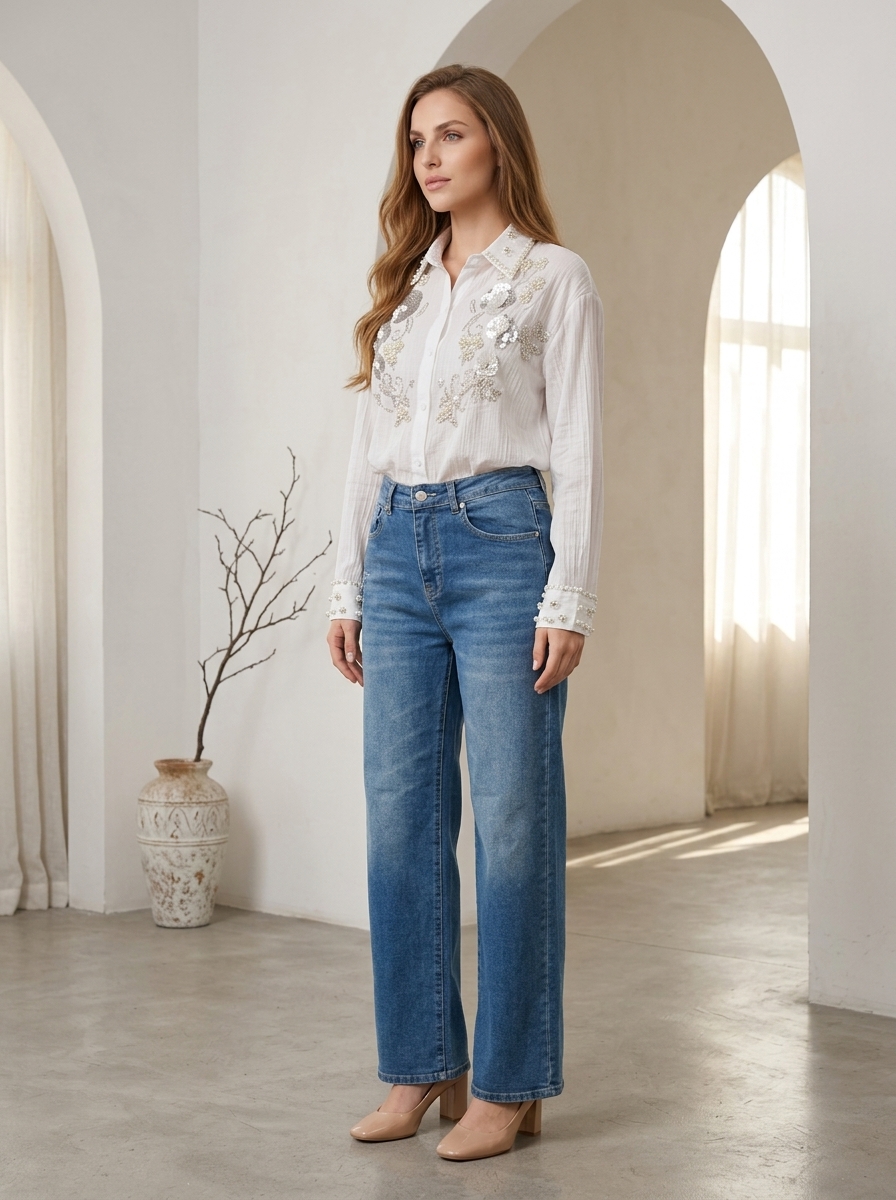 Pearl Blossom Blouse