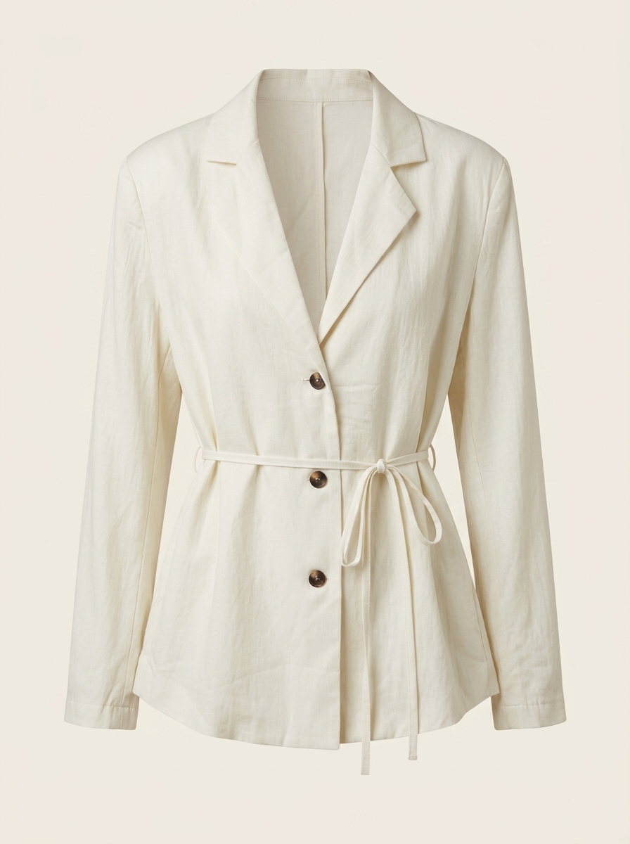 Linen Blazer Blouse