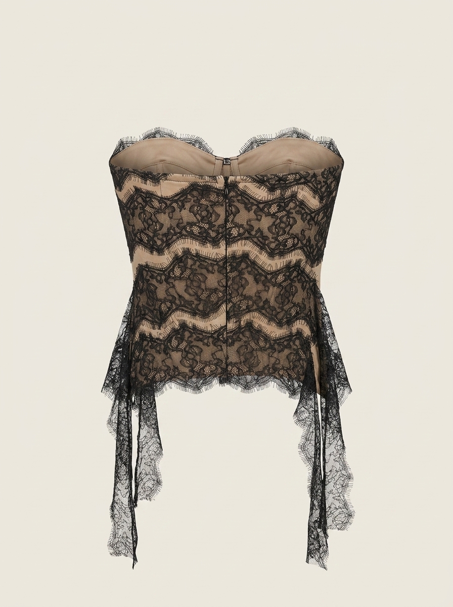 Noir Lace Bustier