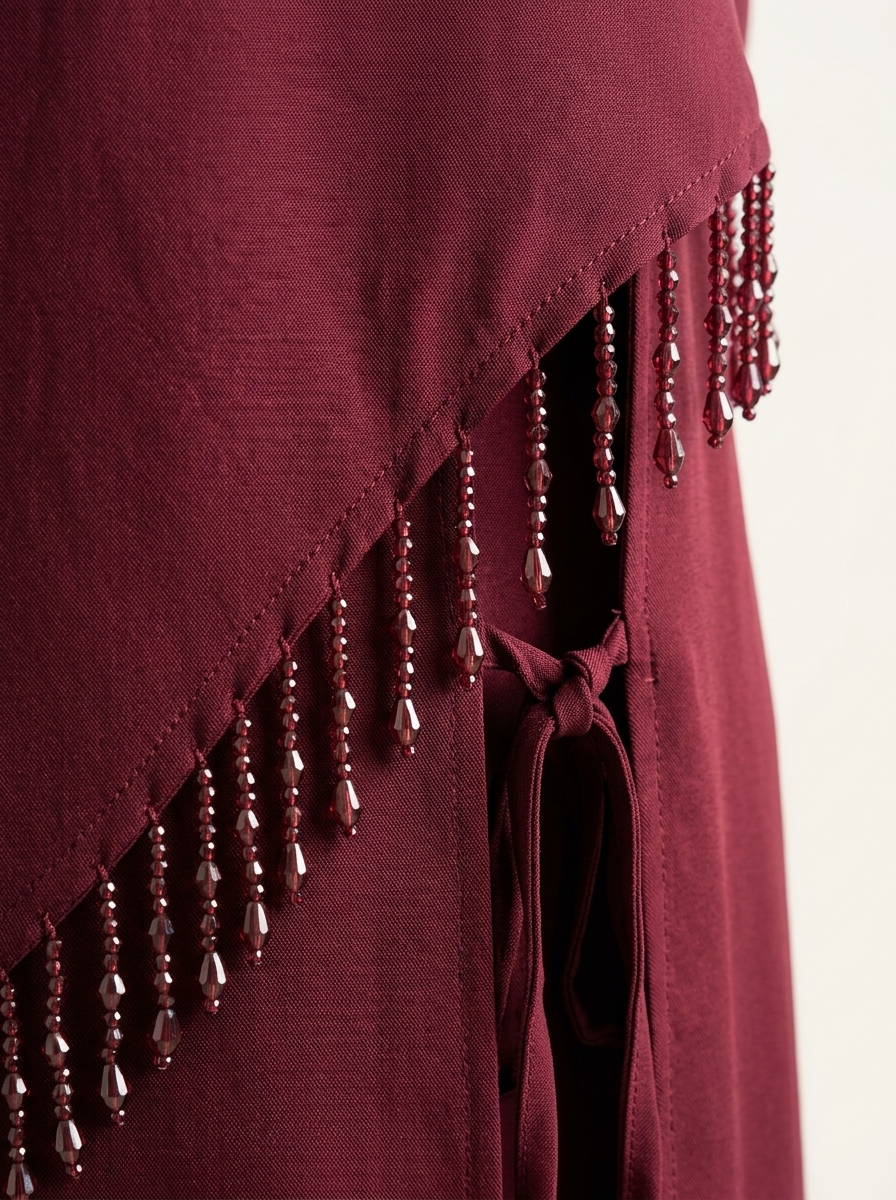 Maroon Inner Abaya