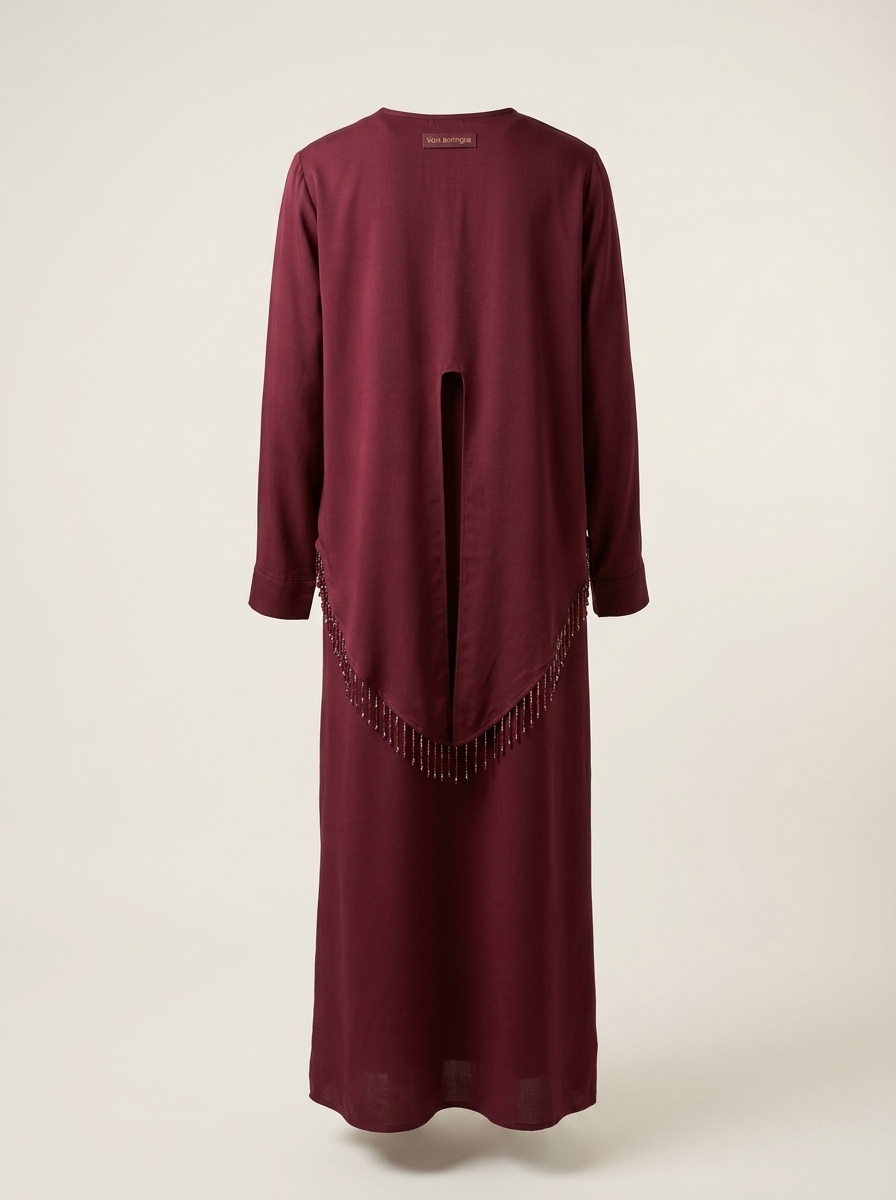 Maroon Inner Abaya