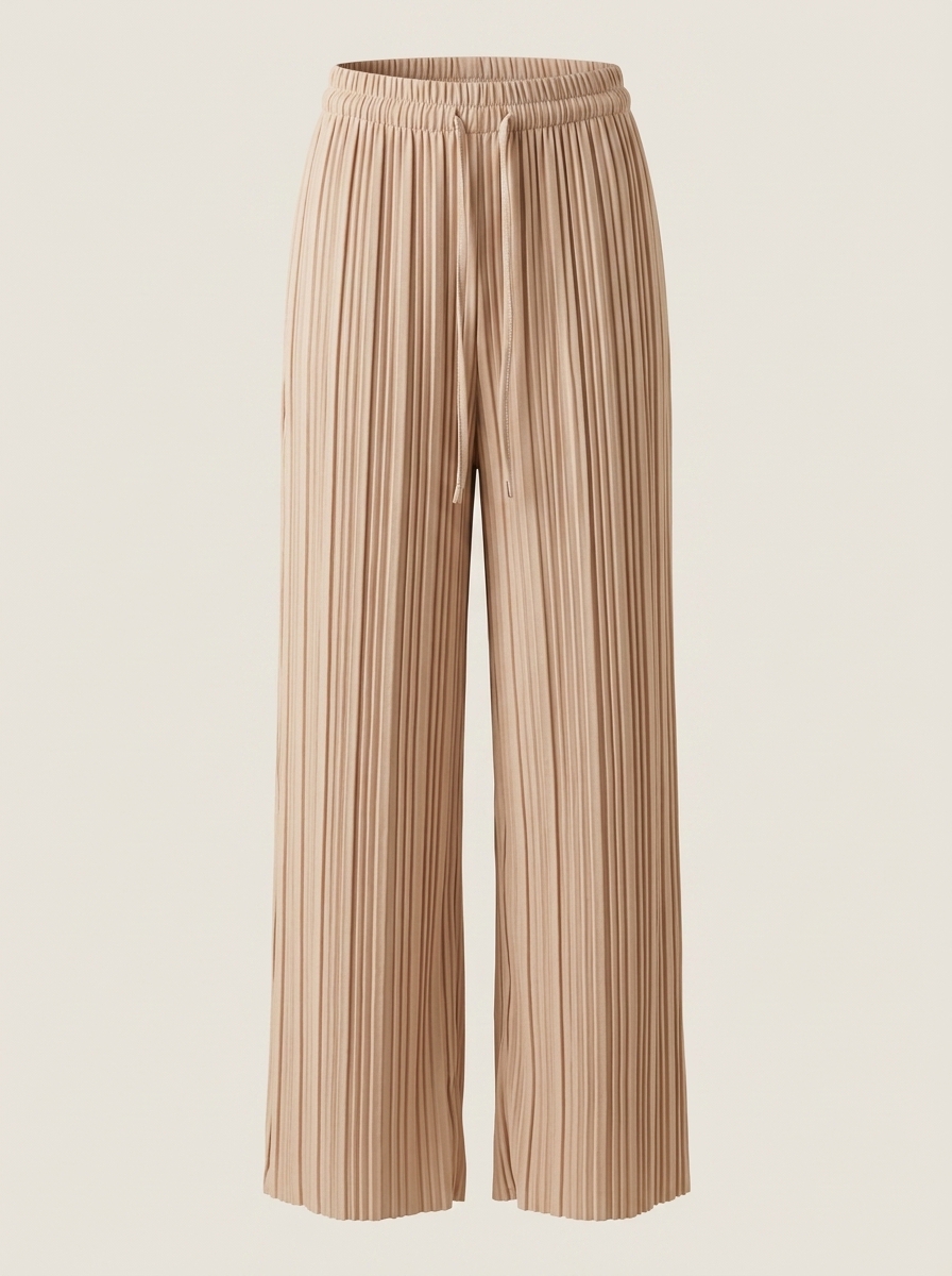 Pleated Palazzo Pants