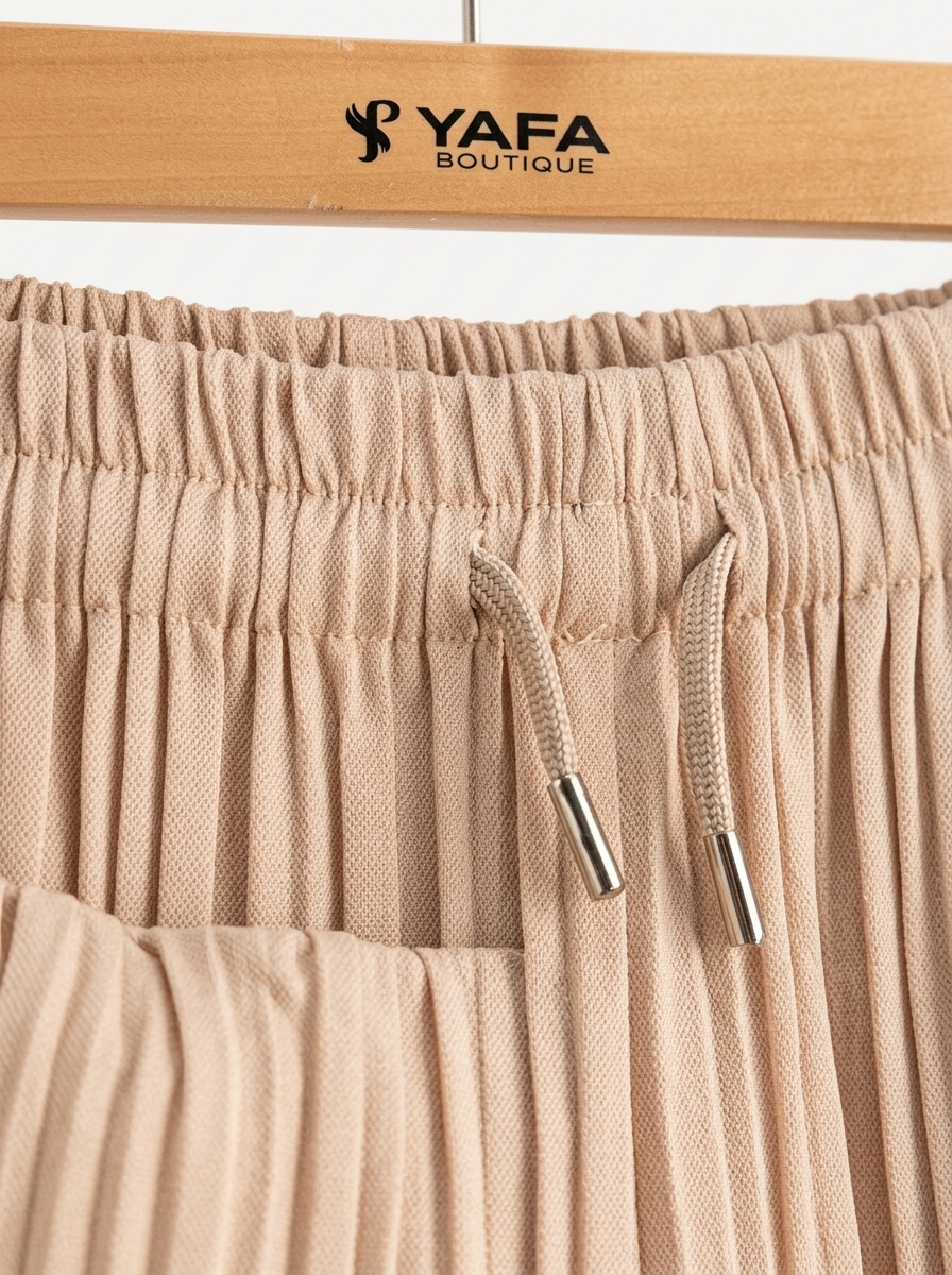 Pleated Palazzo Pants