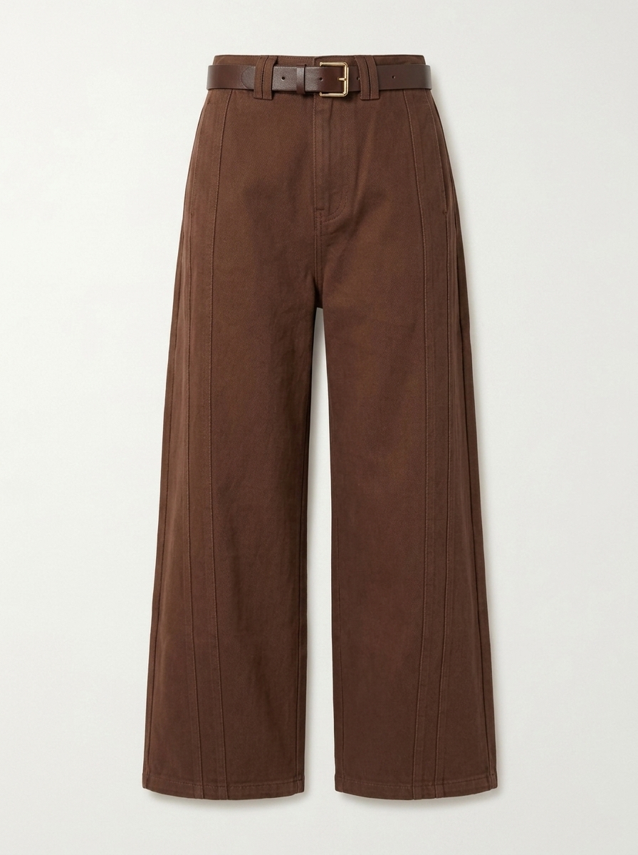 Chocolate Wide-Leg Pants