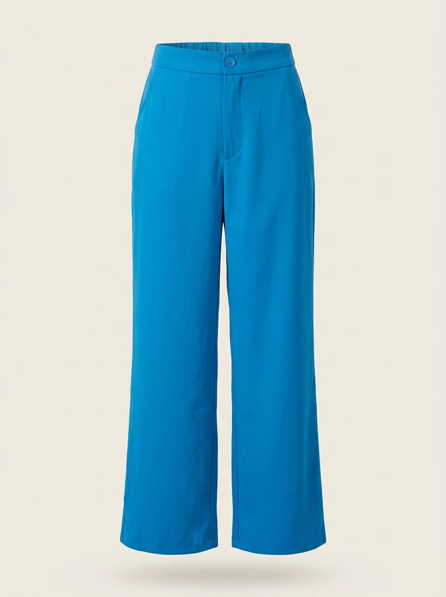 Azure Wide-Leg Pants