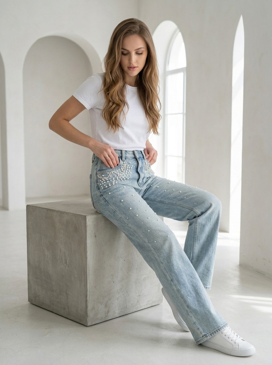 Pearl Denim Jeans