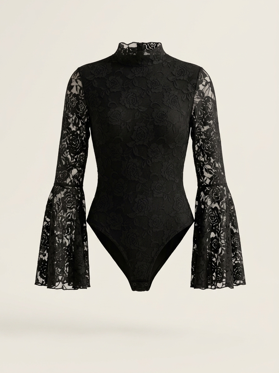Black Lace Bodysuit