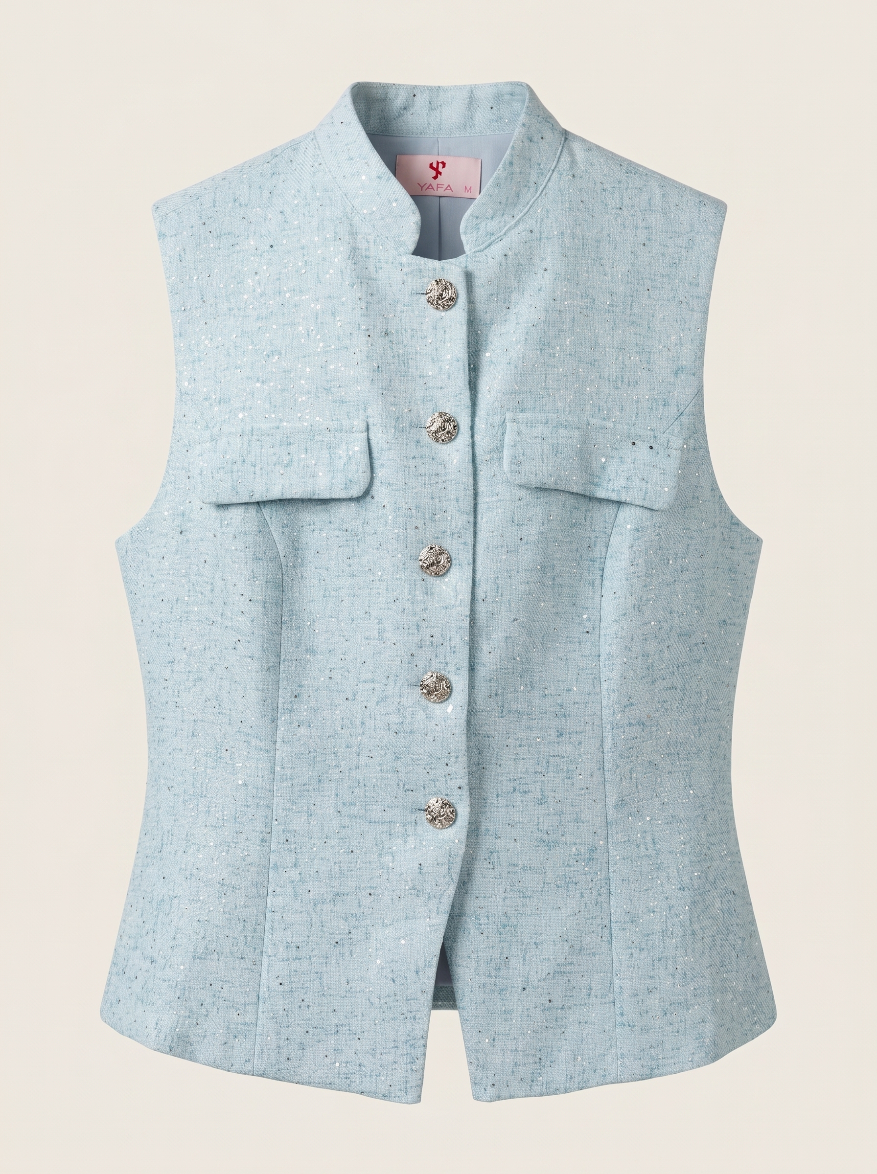 Sparkle Tweed Vest