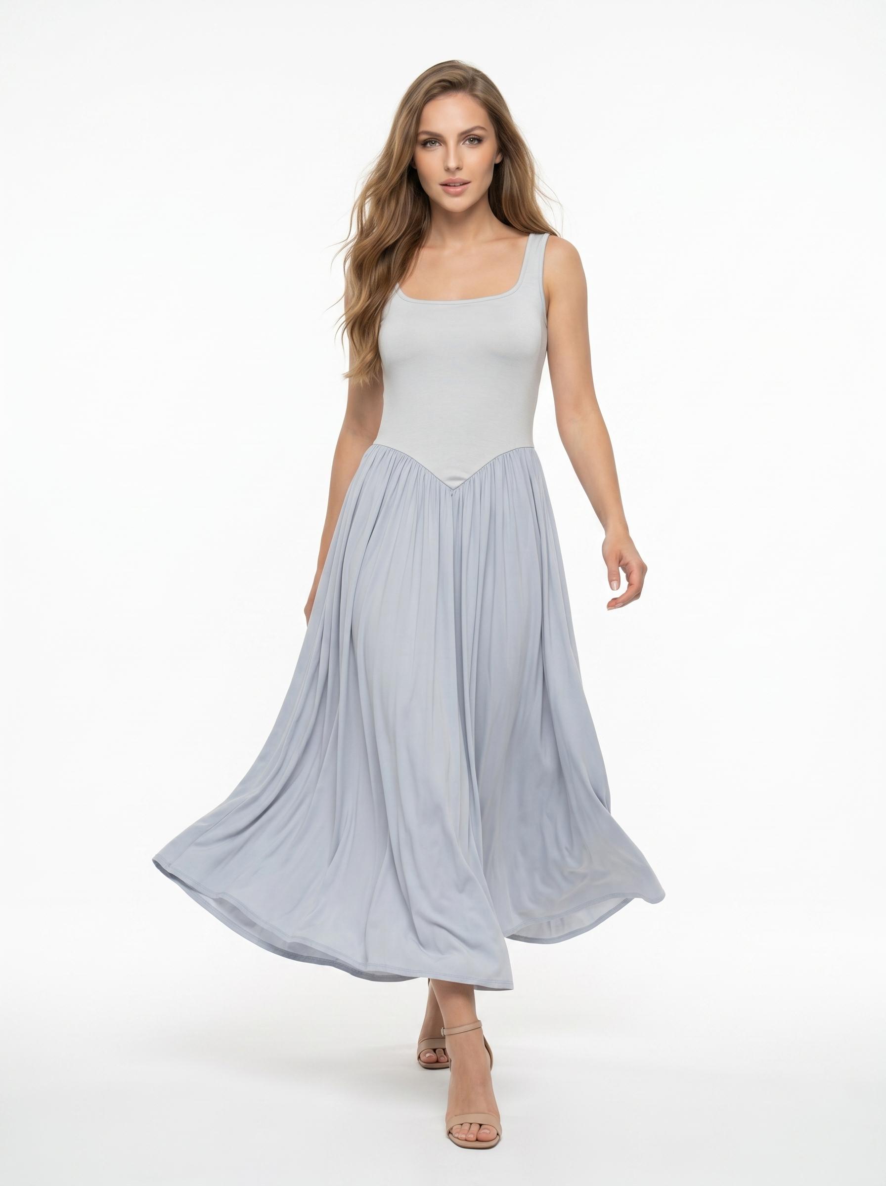 Serene Two-Tone Dress