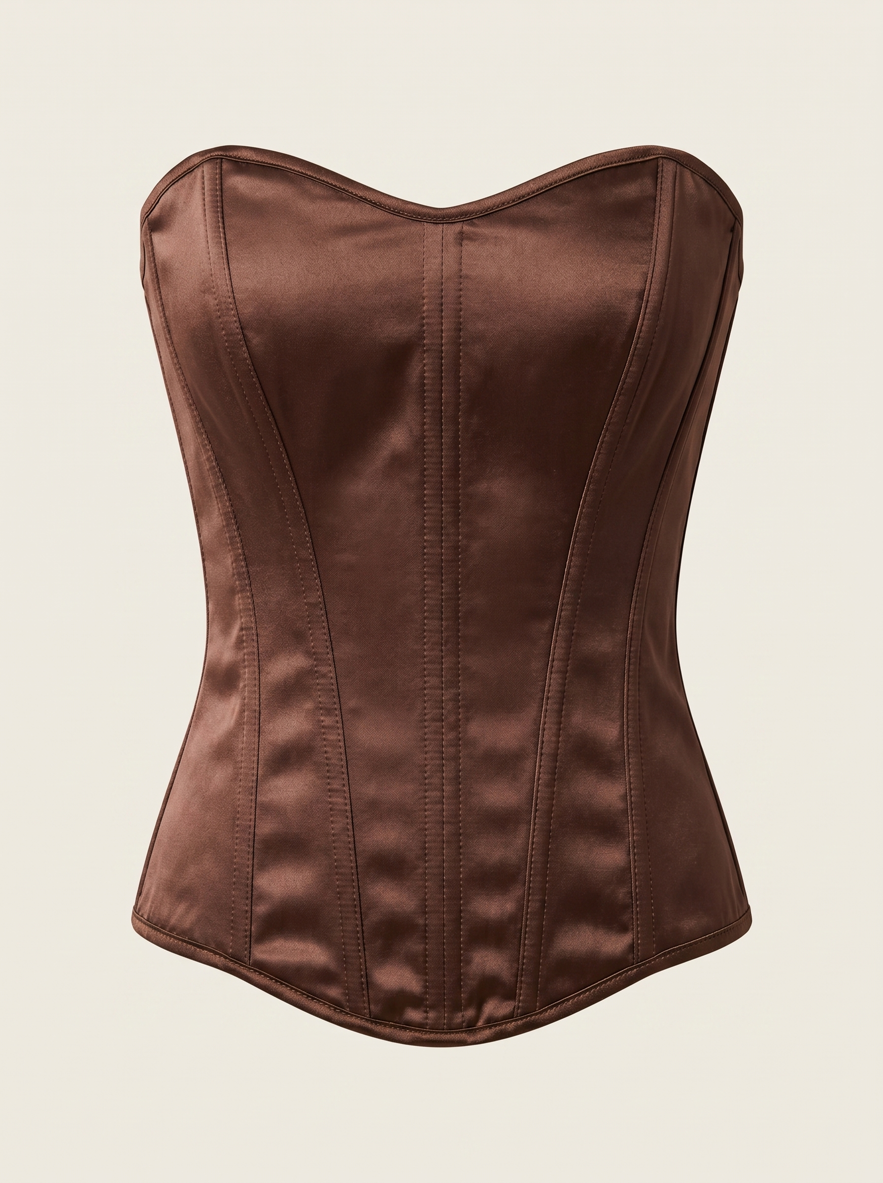 Satin Chocolate Corset