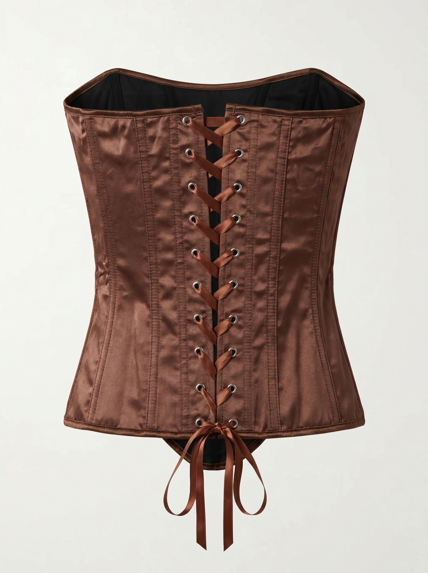Satin Chocolate Corset