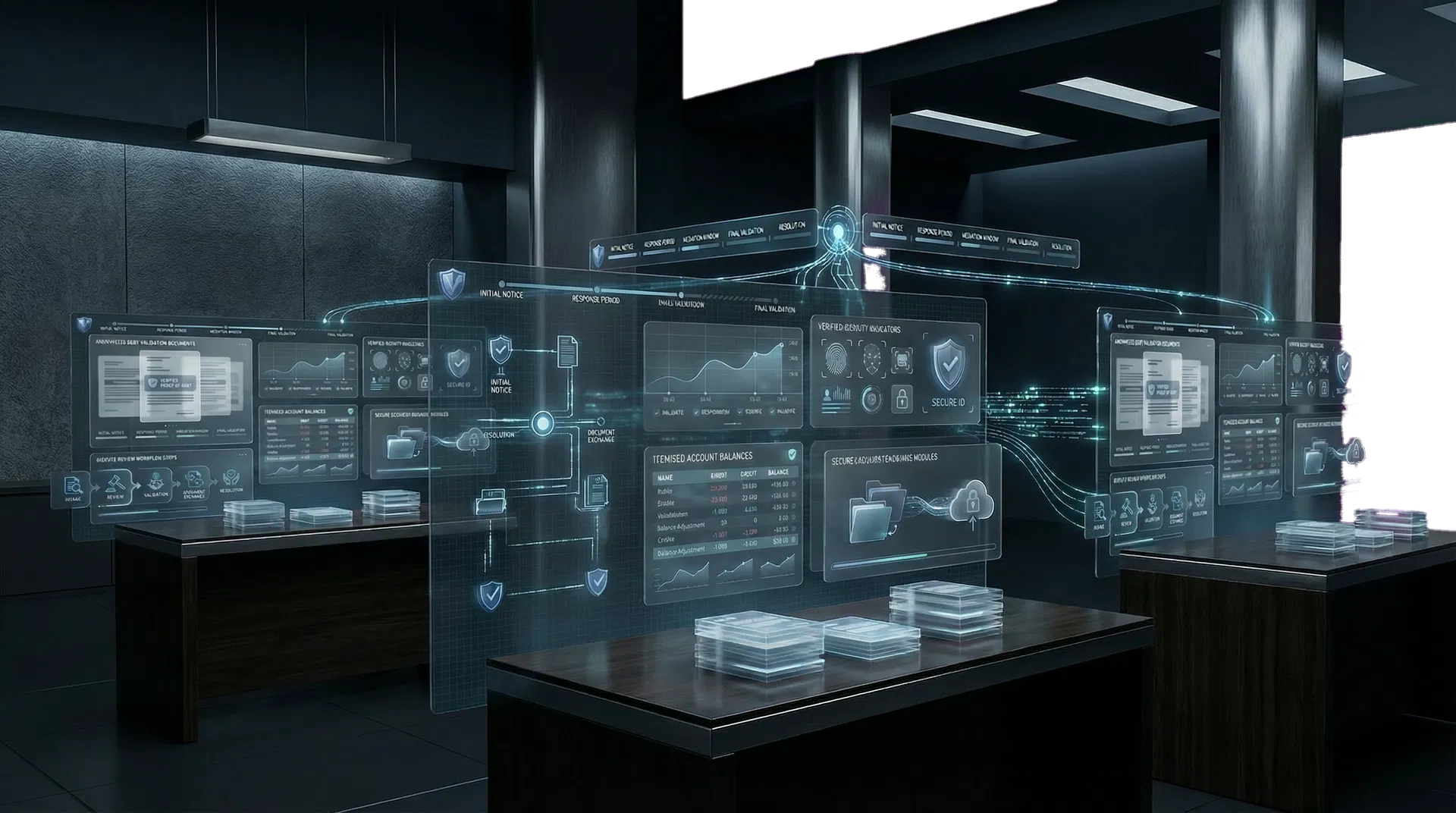 National-scale secure debt validation network