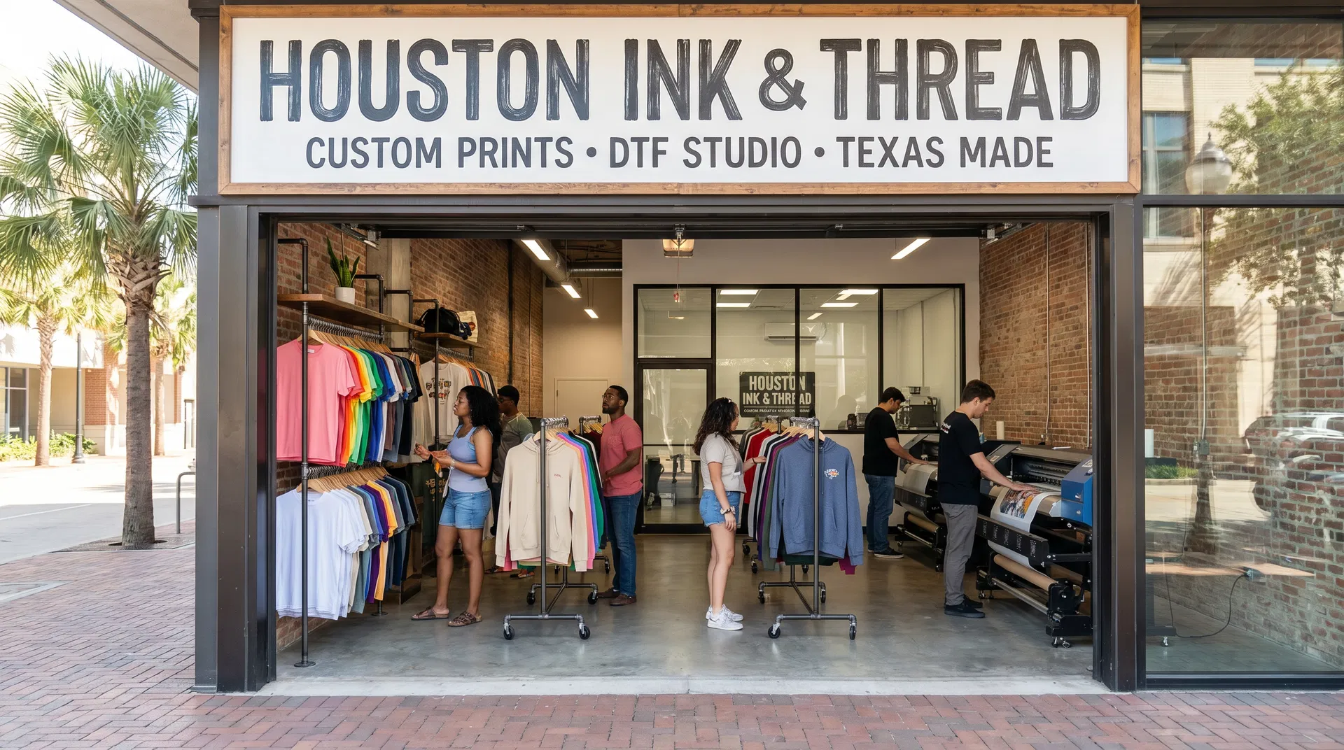 AP Printing & Supply storefront and walk-in counter