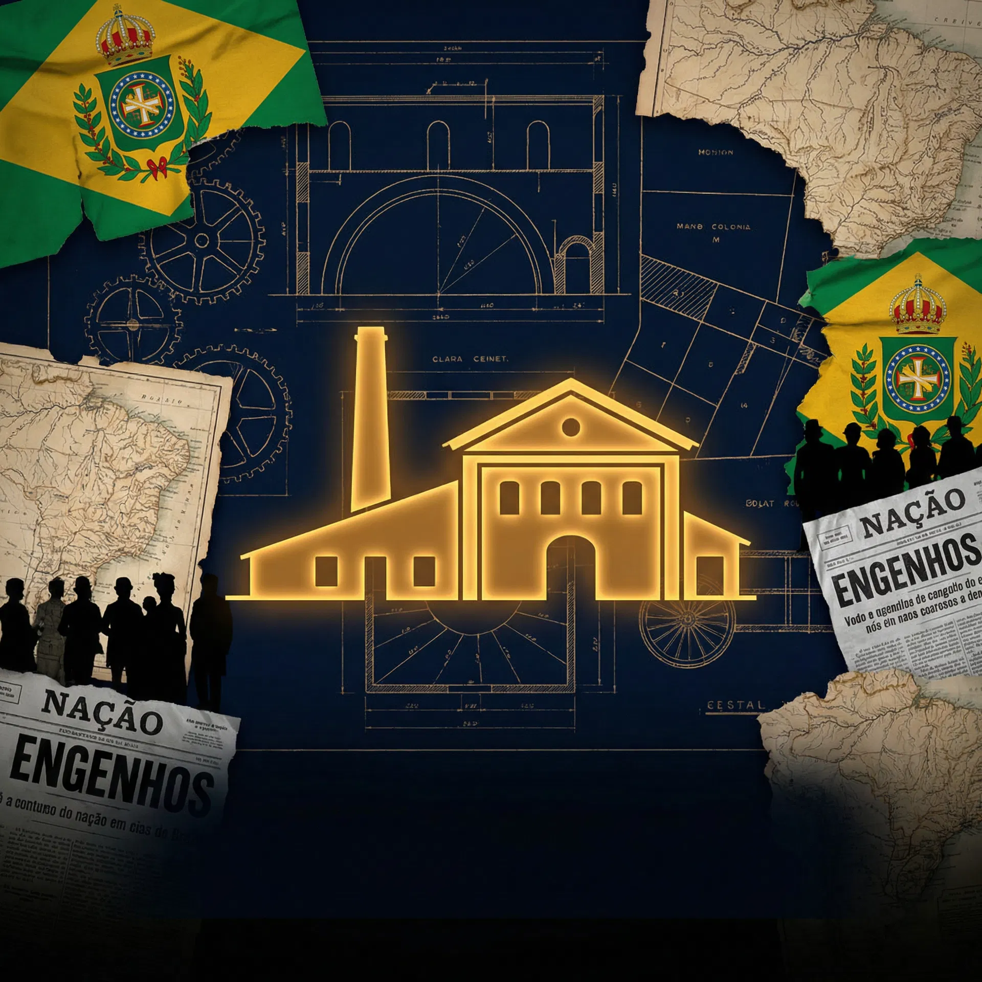 Capa do episódio: A Farsa da Nação nos Engenhos Brasileiros