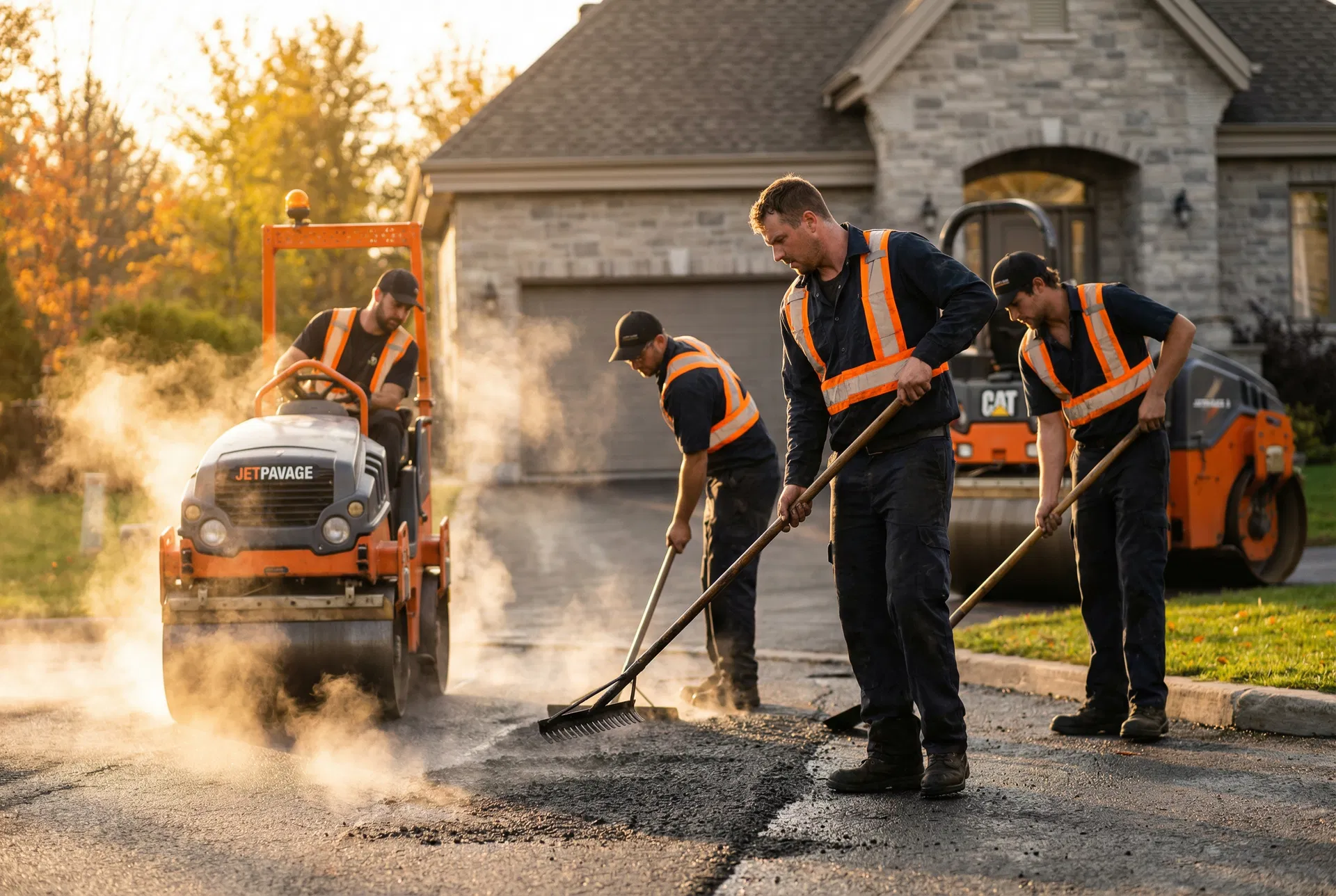Réparation d'asphalte
