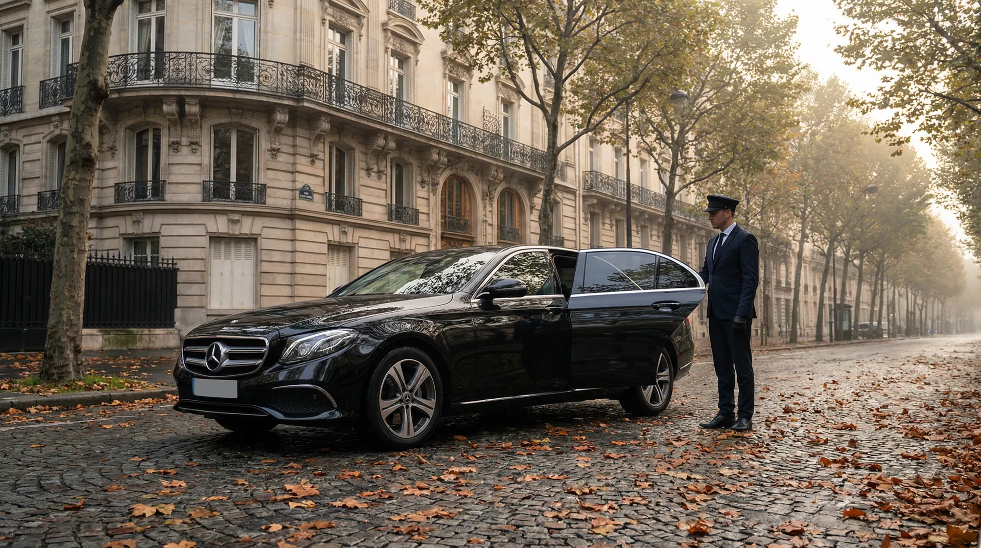 Private Chauffeur Hire in Paris: Mercedes E-Class, V-Class and S-Class for the Day