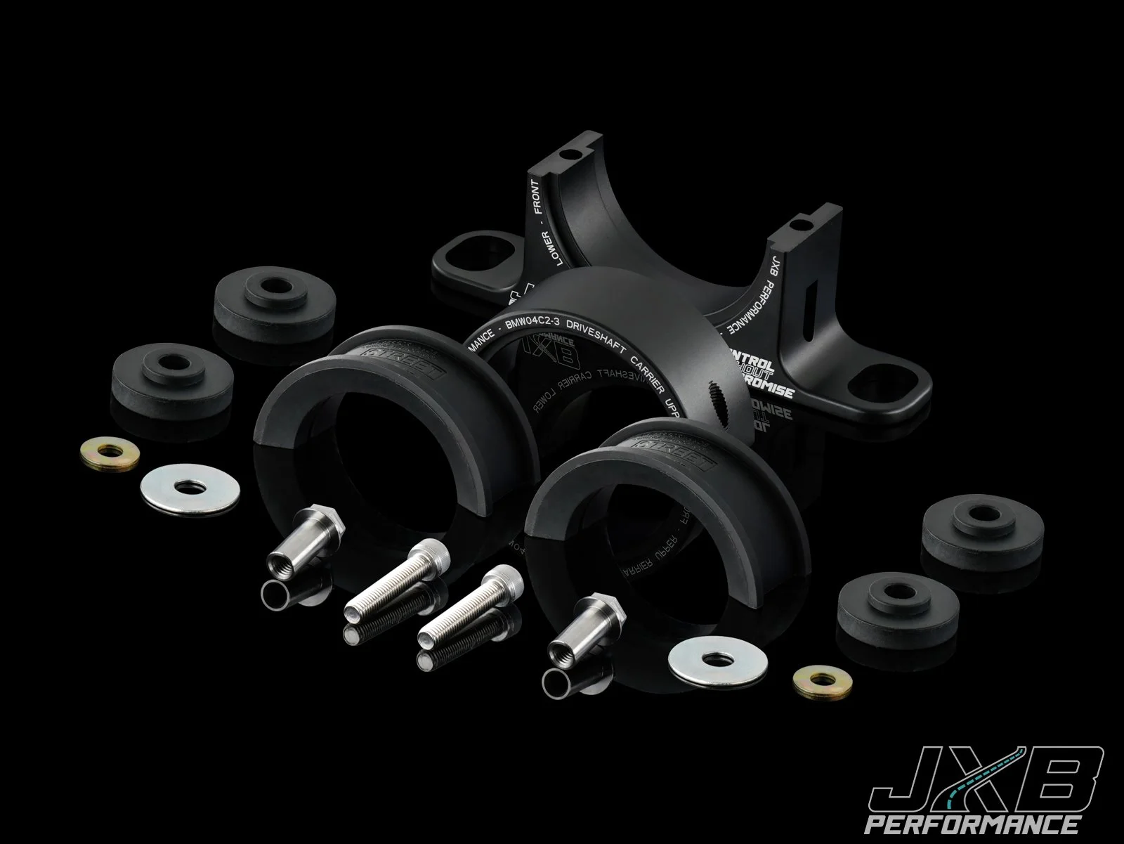 BMW E31 8 Series/E38 7 Series/E39 5 Series (except 540i/M5) Driveshaft Center Support Bearing Carrier Upgrade (BMW04A0) thumbnail 2