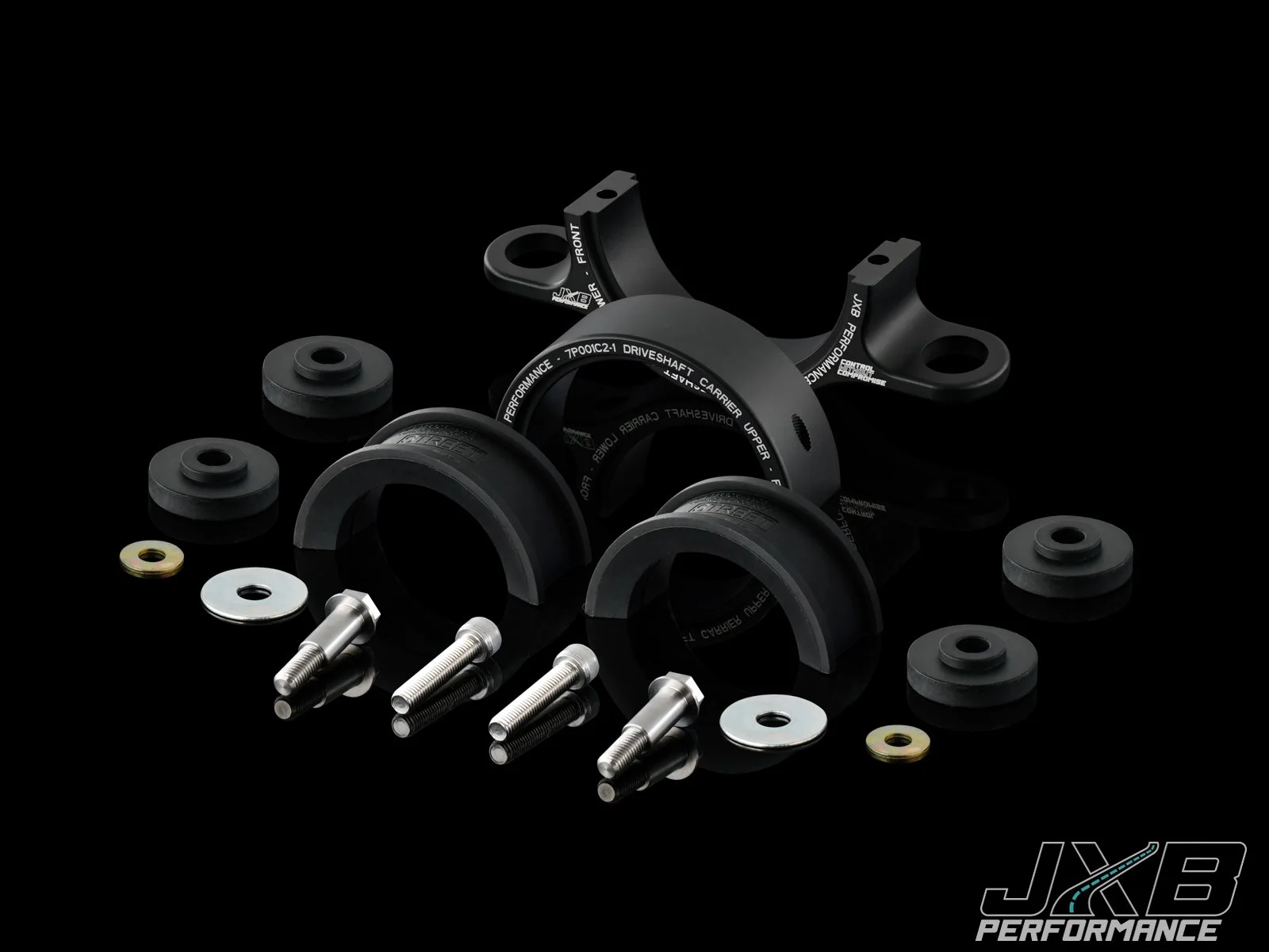 VW 7P Touareg, Porsche 958 Cayenne Driveshaft Center Support Bearing Carrier Upgrade (7P001A0) thumbnail 2