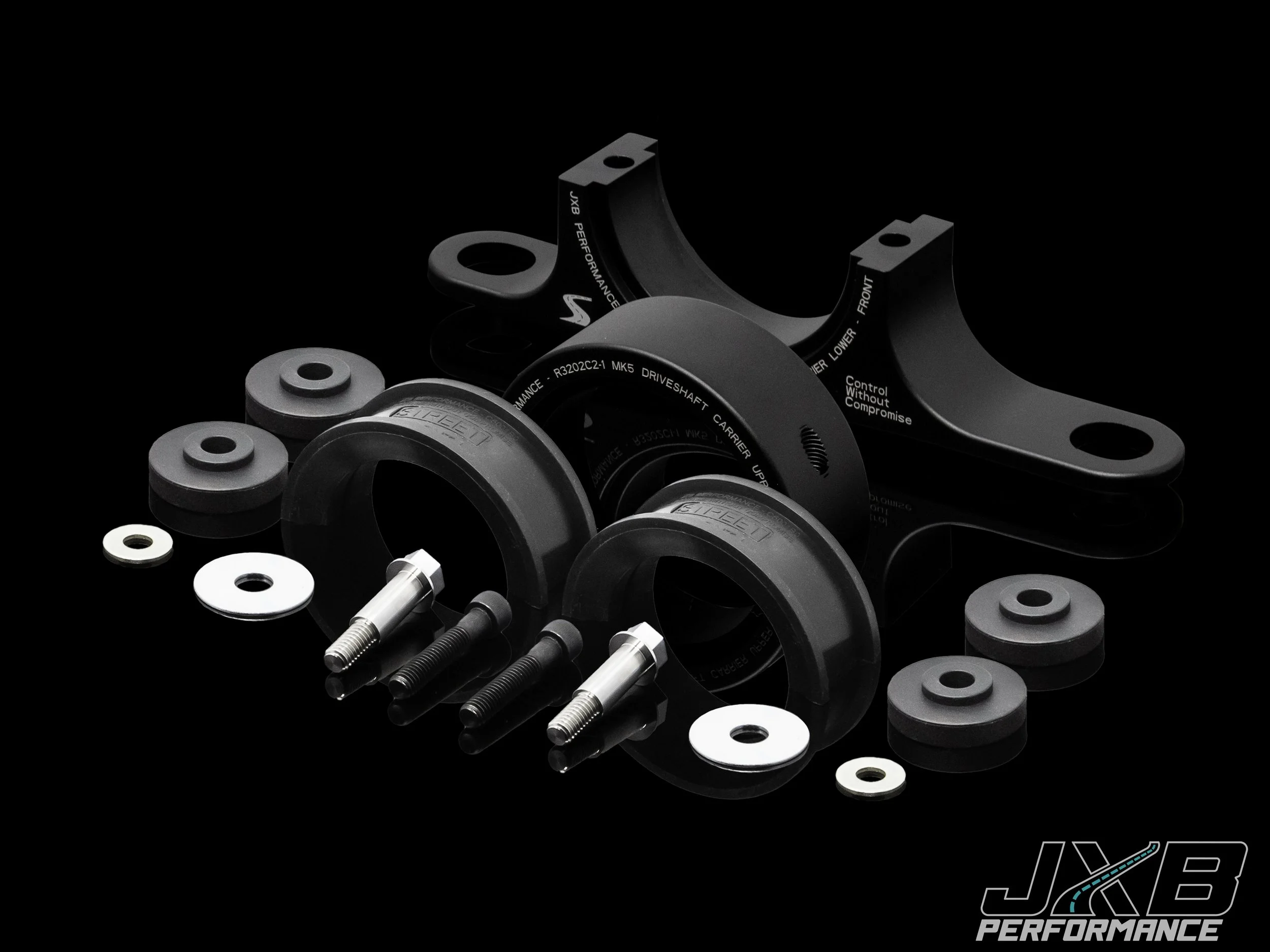 VW Mk5 R32/Mk6 Golf R, Audi 8P A3/S3/RS3, Skoda Yeti Driveshaft Center Support Bearing Carrier Upgrade (R3202A0) thumbnail 3
