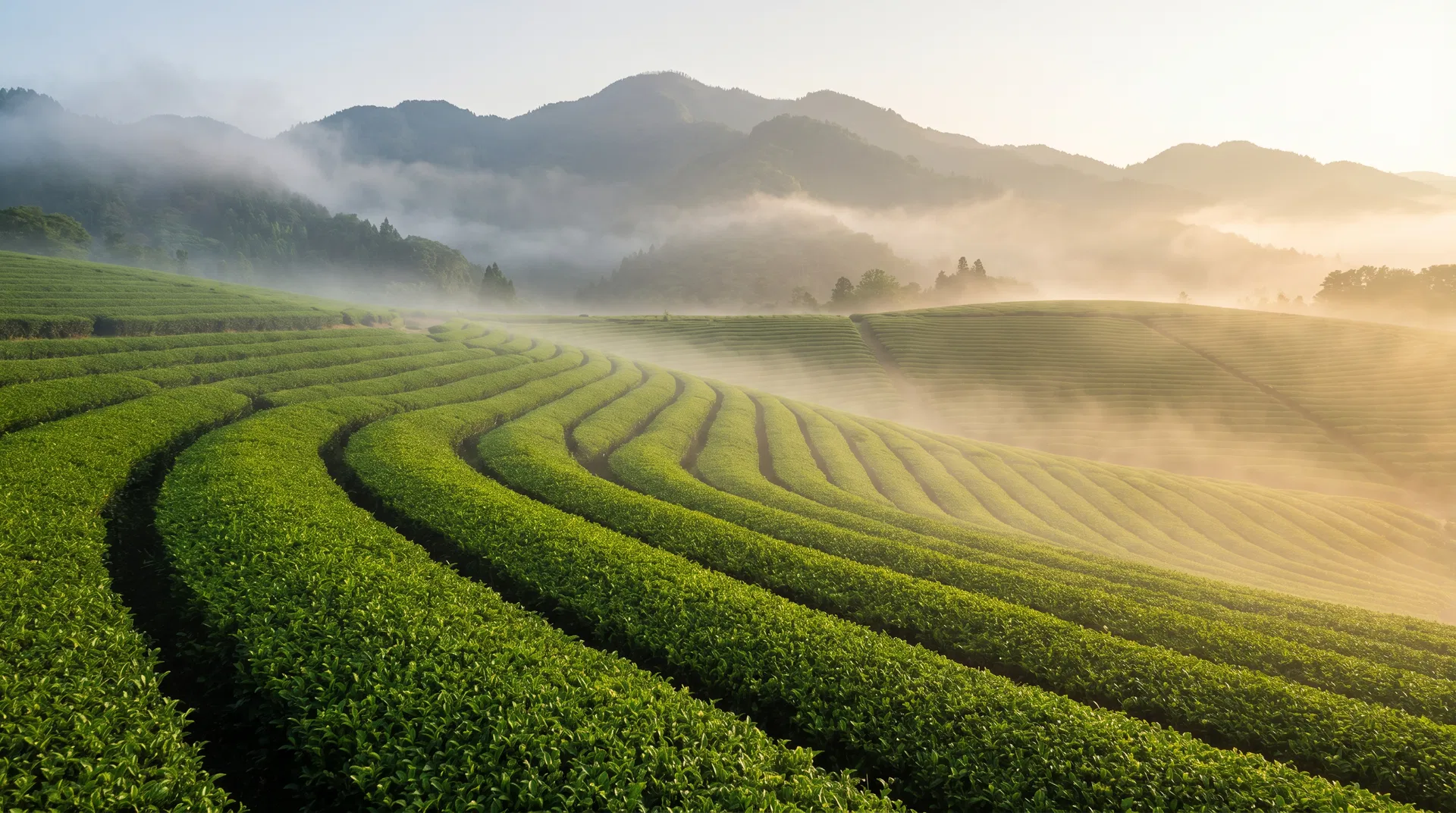Teegärten in Shizuoka, Japan