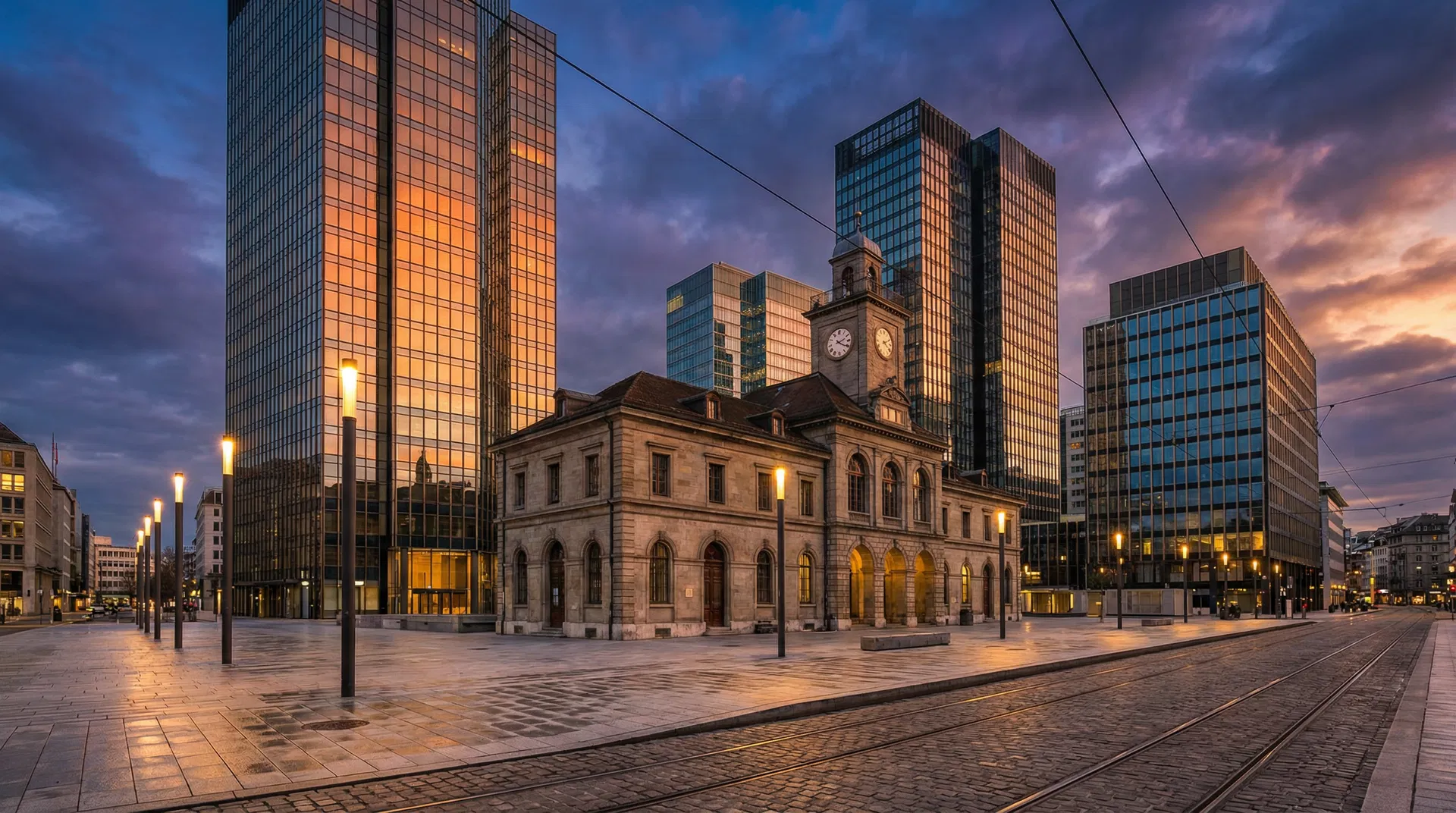 Schweizer Geschäftsviertel