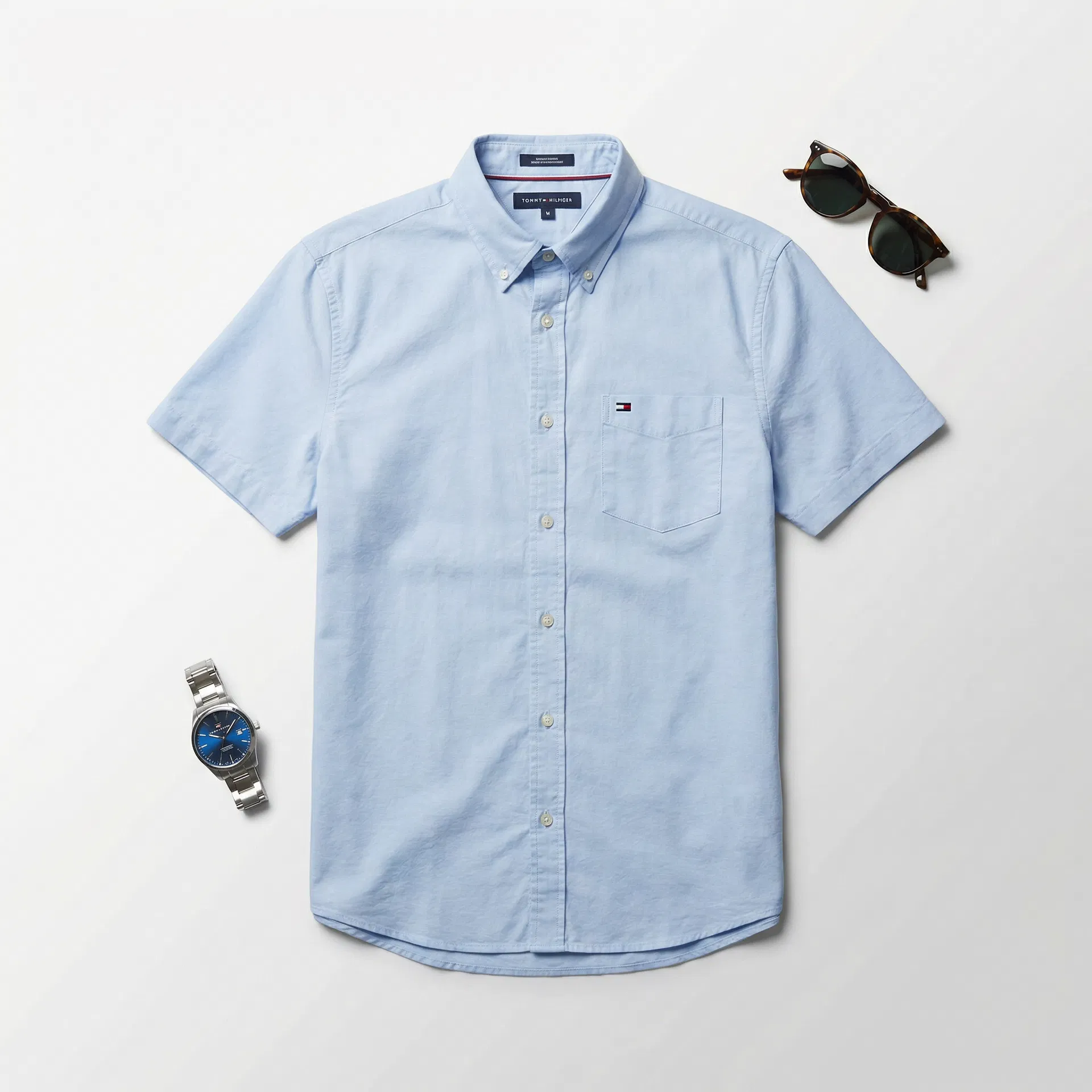 Tommy Hilfiger Manga Corta Lino