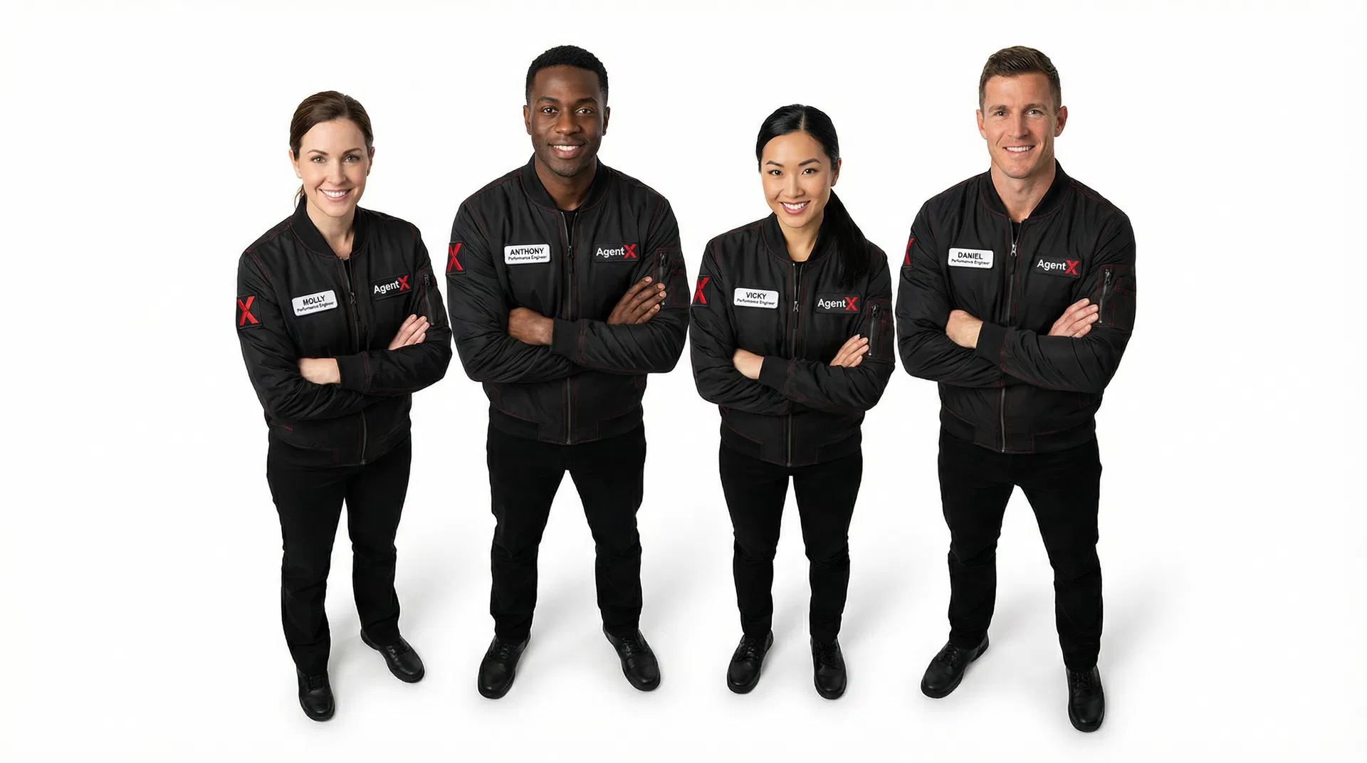 AgentX Performance Engineers — Molly, Anthony, Vicky, and Daniel