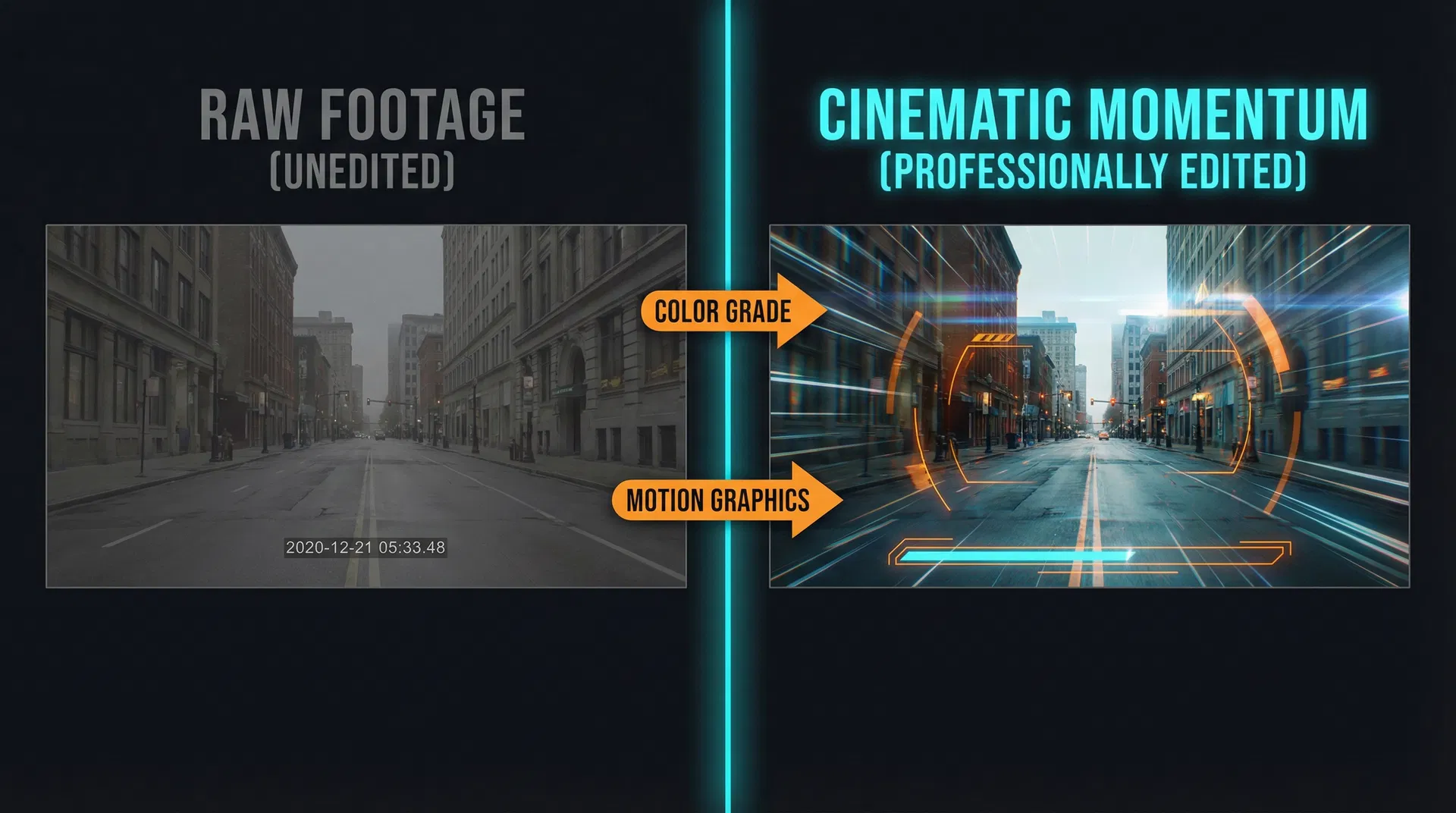 Before and After Video Editing