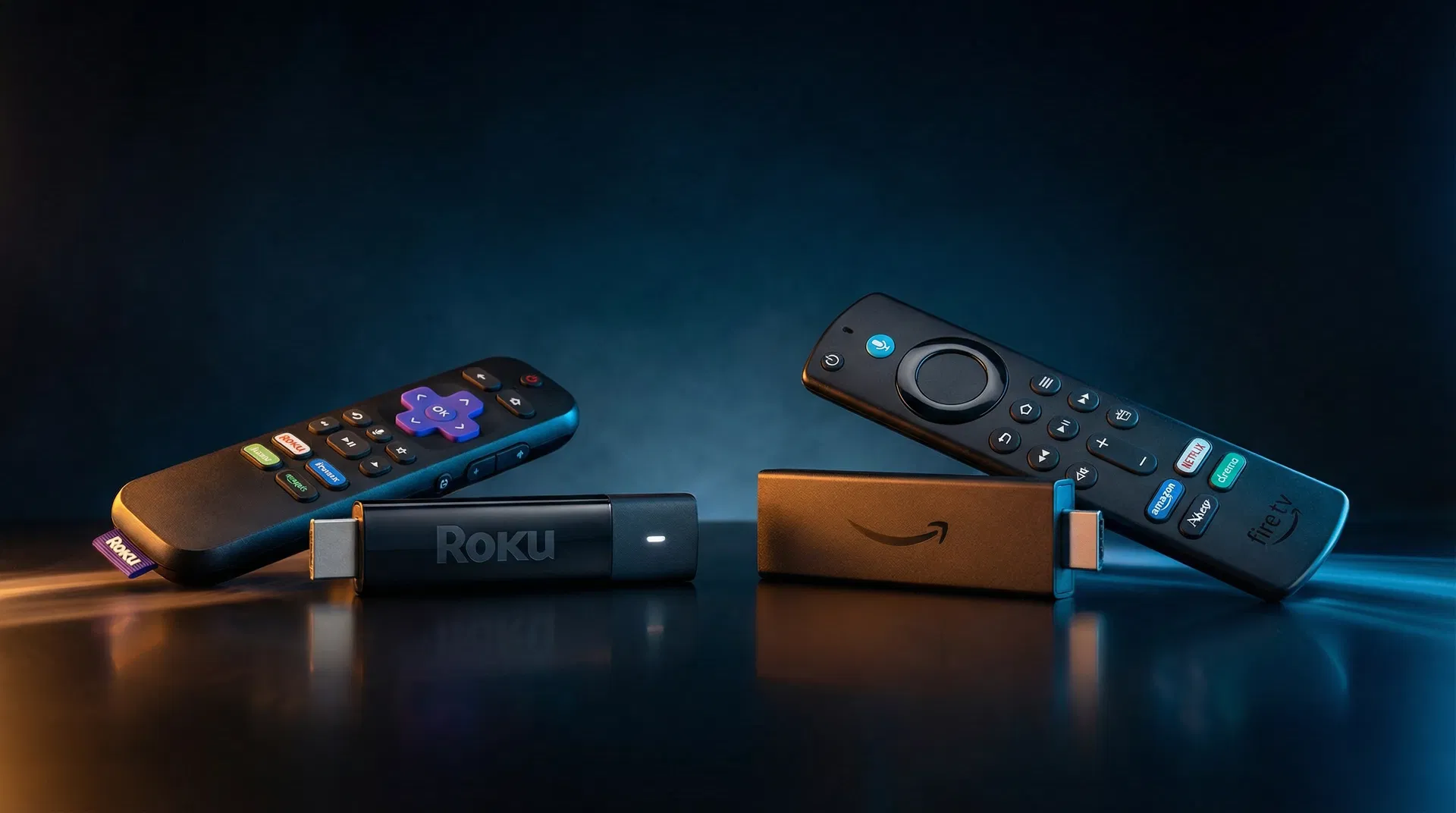 Roku and Amazon Fire TV streaming devices