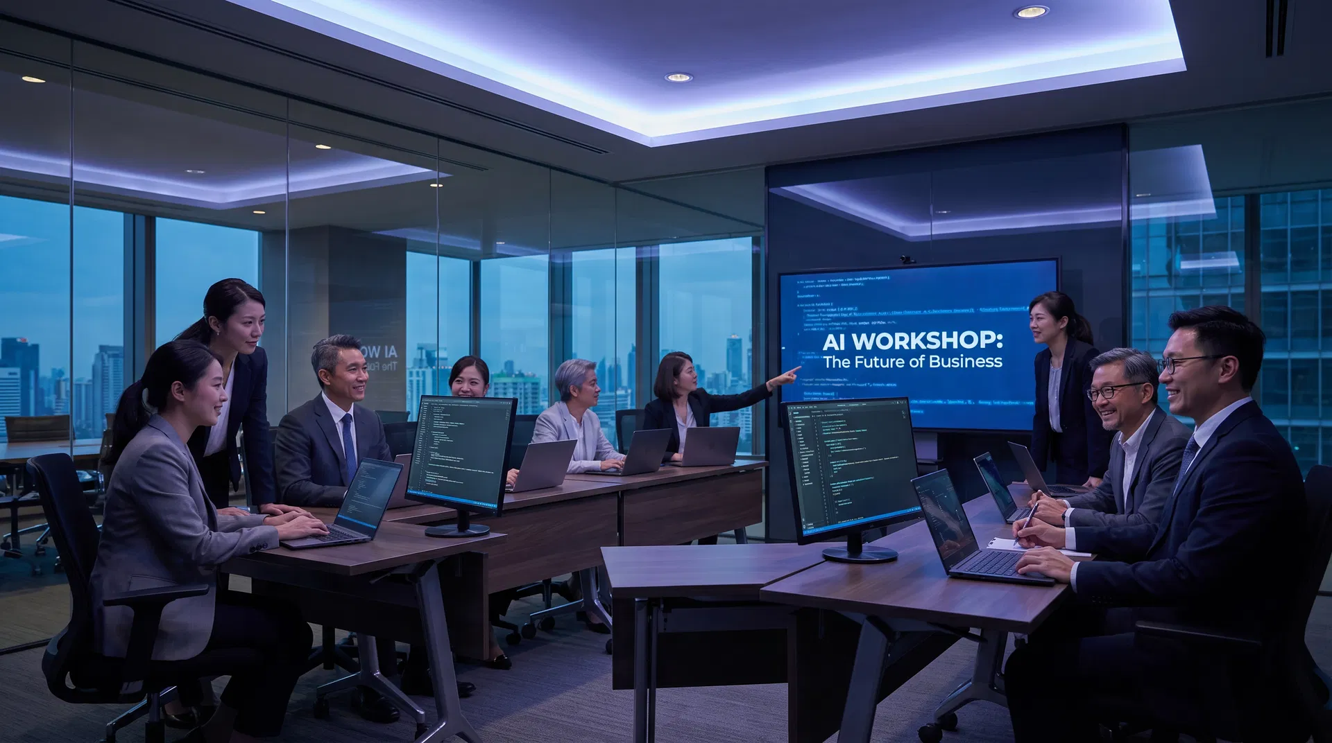 AIリスキリング研修の様子