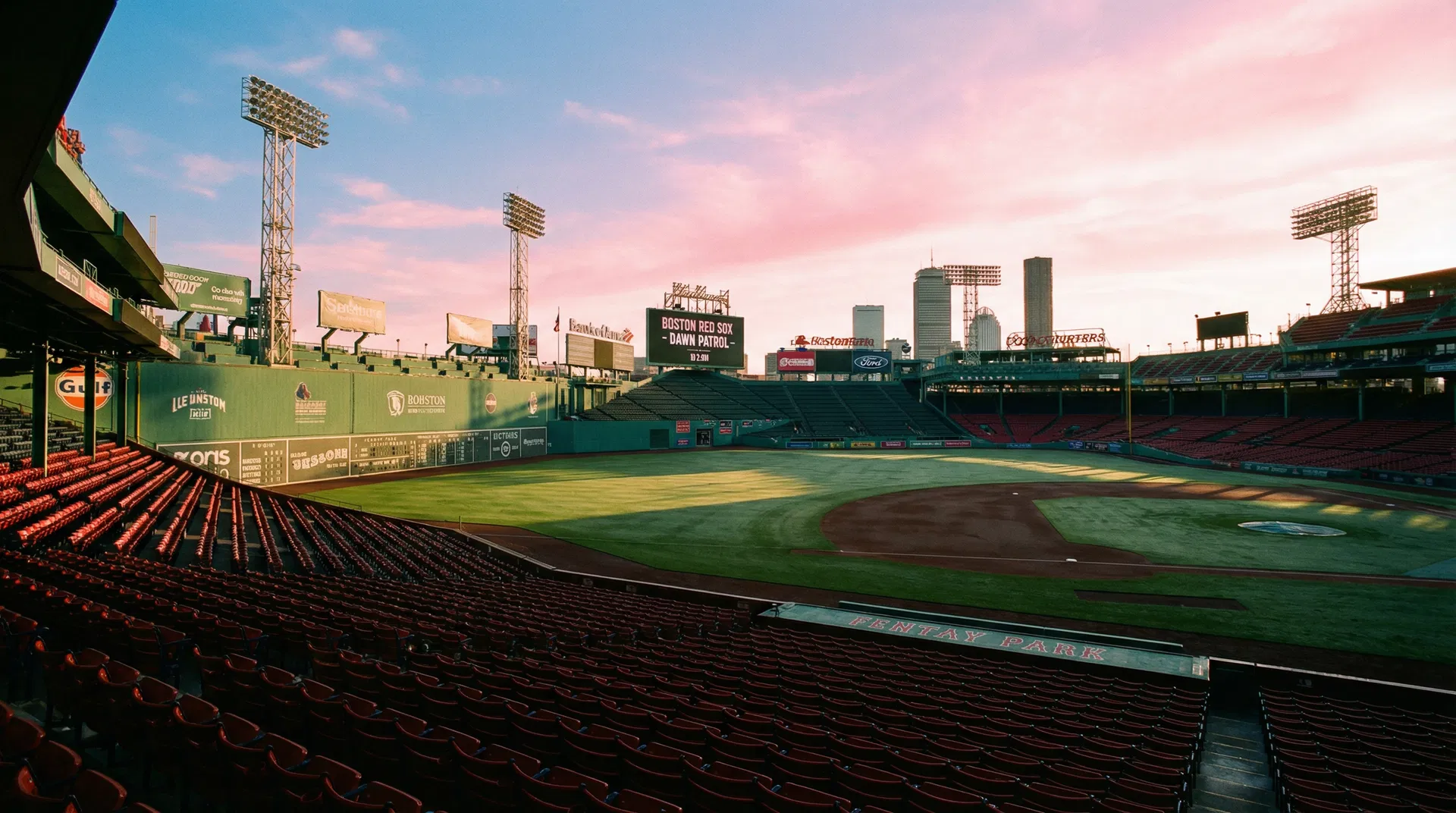 Fenway Park at dawn